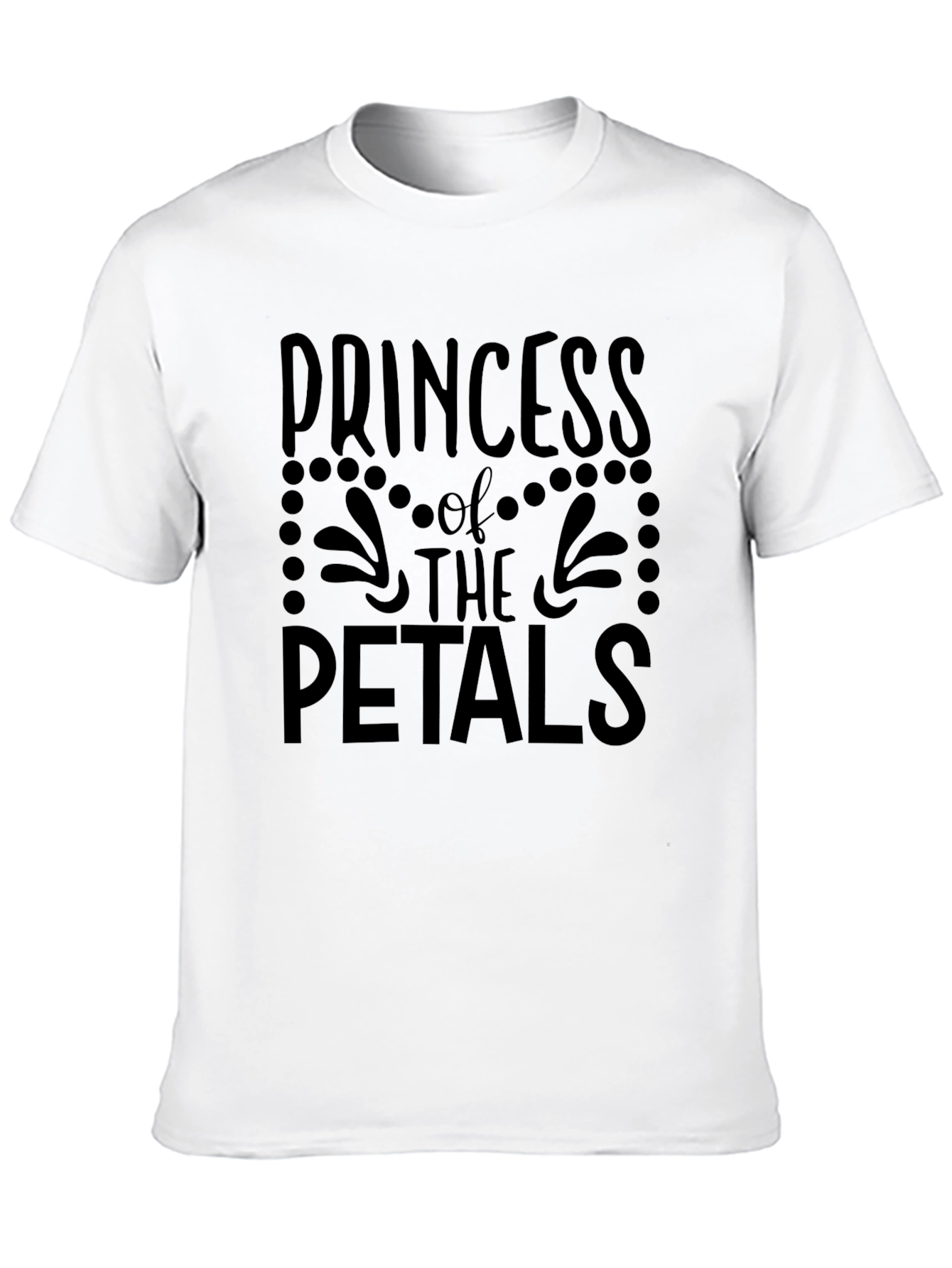 Princess of the Petals Graphic Tee - Black