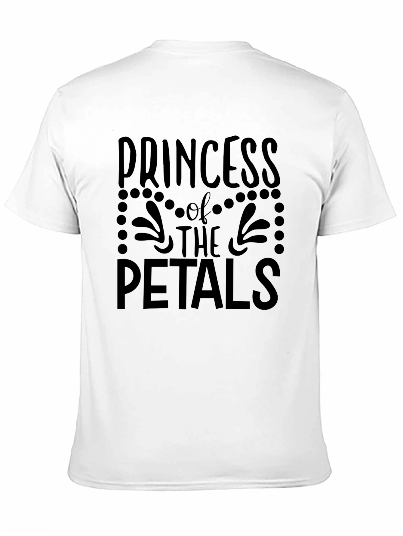 Princess of the Petals Graphic Tee - Black