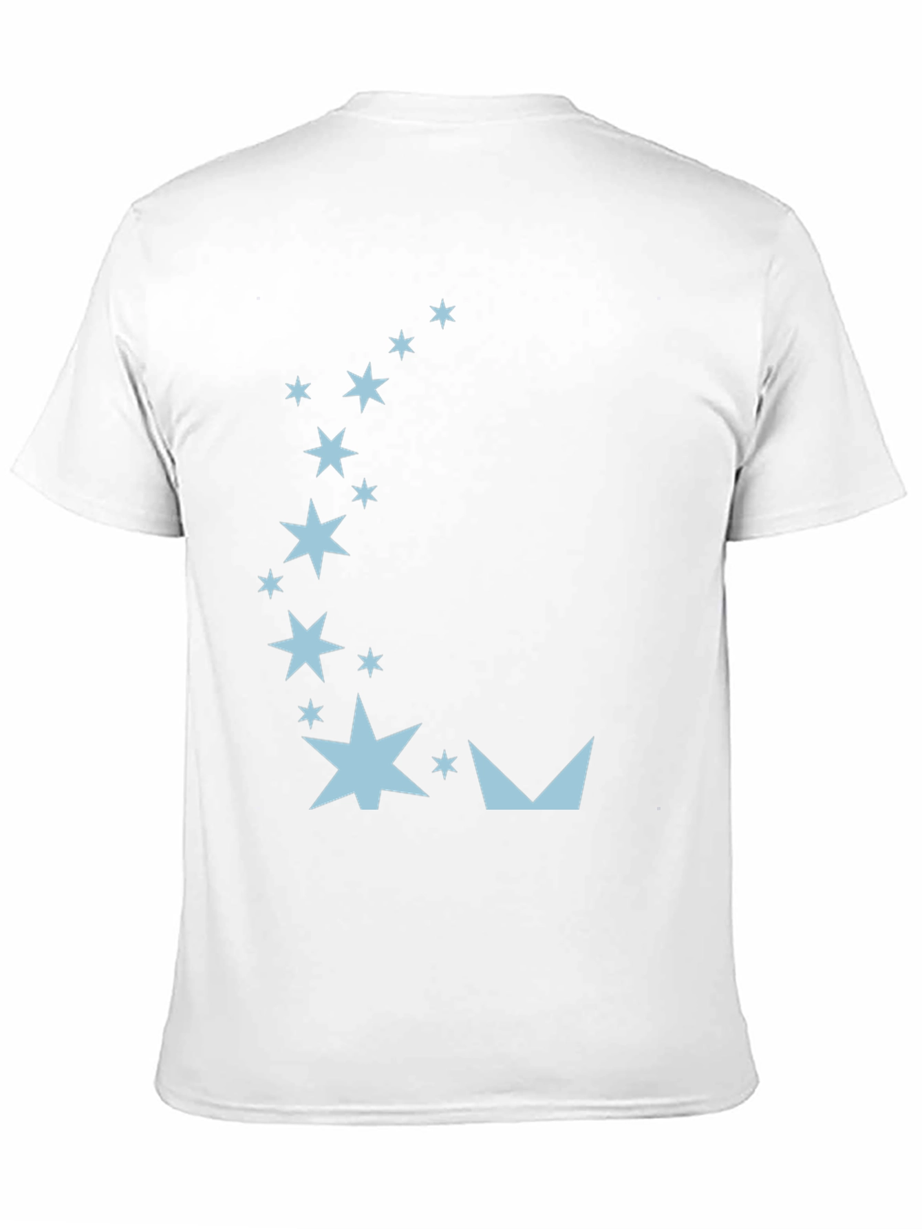 Starry Night Graphic Tee - Black Cotton Blend