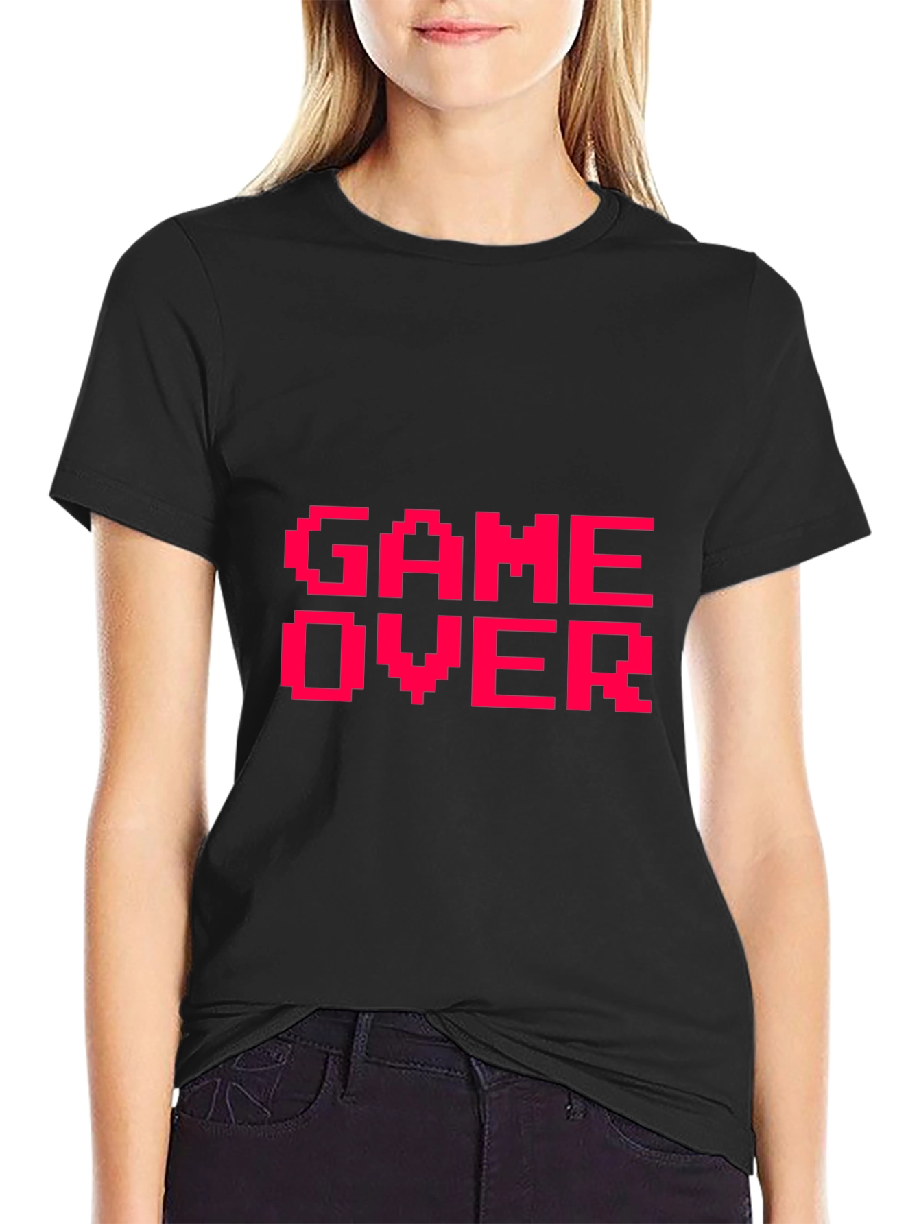 Game Over Pixel Art T-Shirt - Retro Gaming Tee