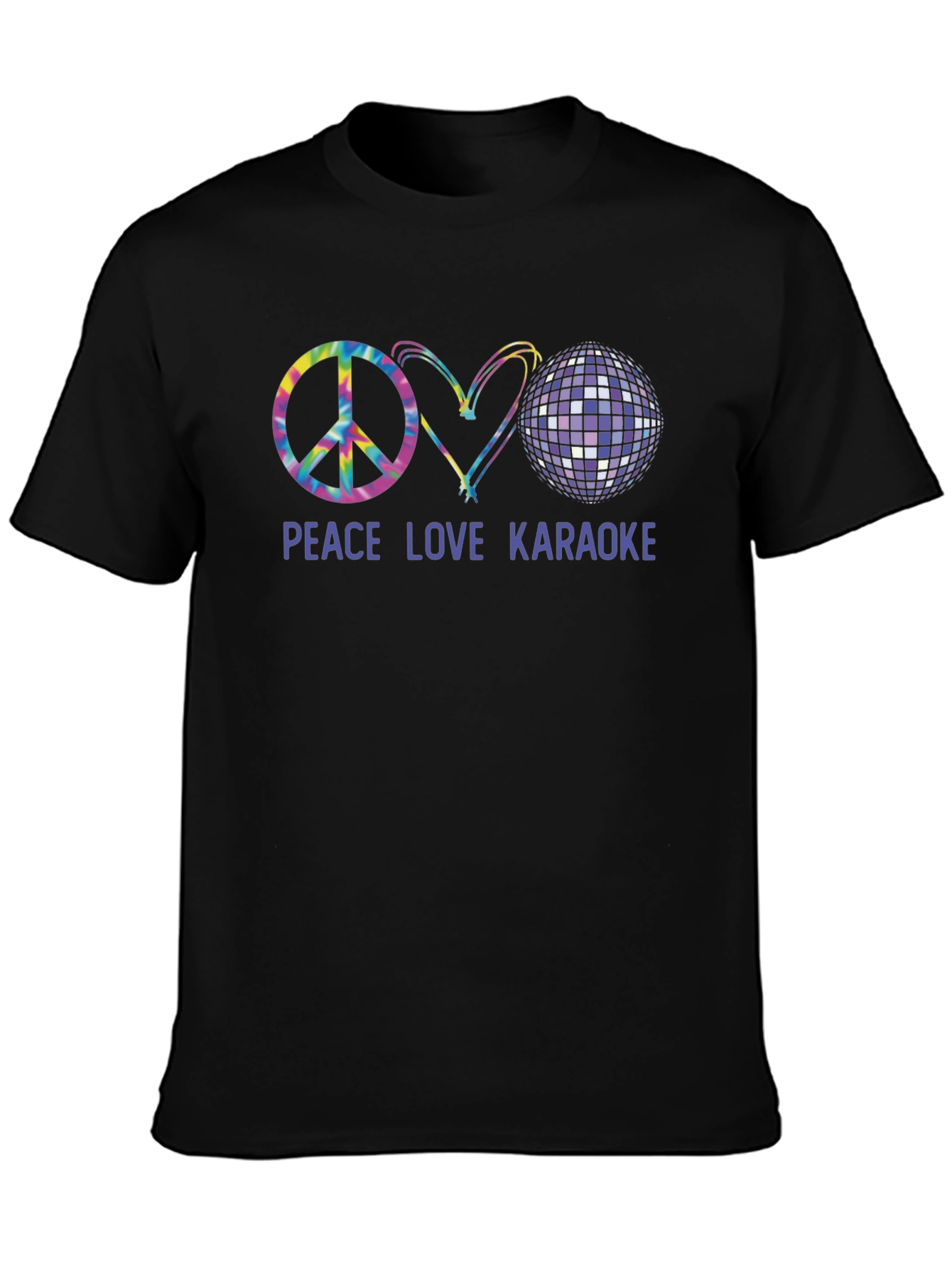 Peace Love Karaoke Graphic T-Shirt