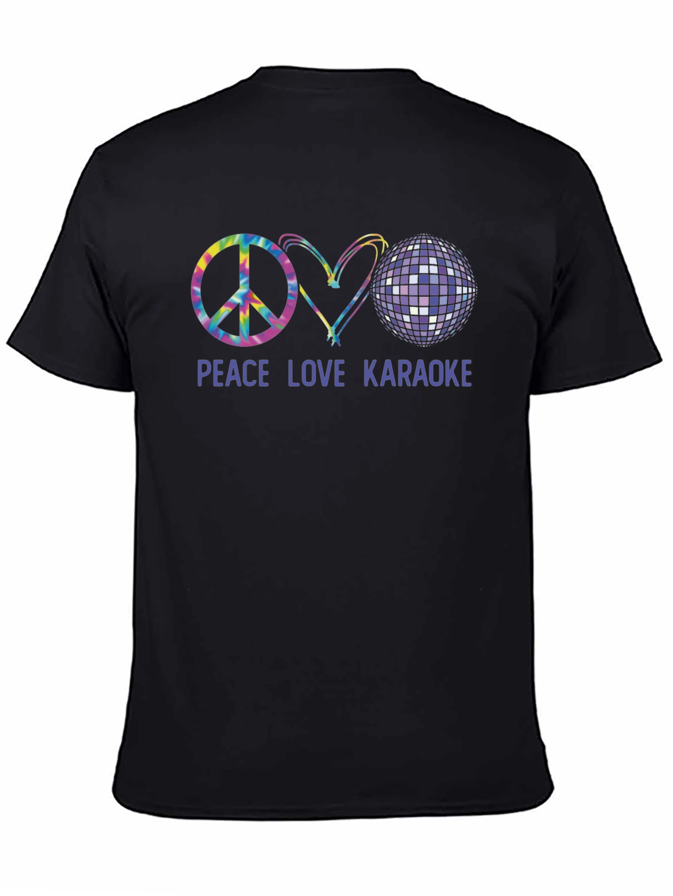 Peace Love Karaoke Graphic T-Shirt