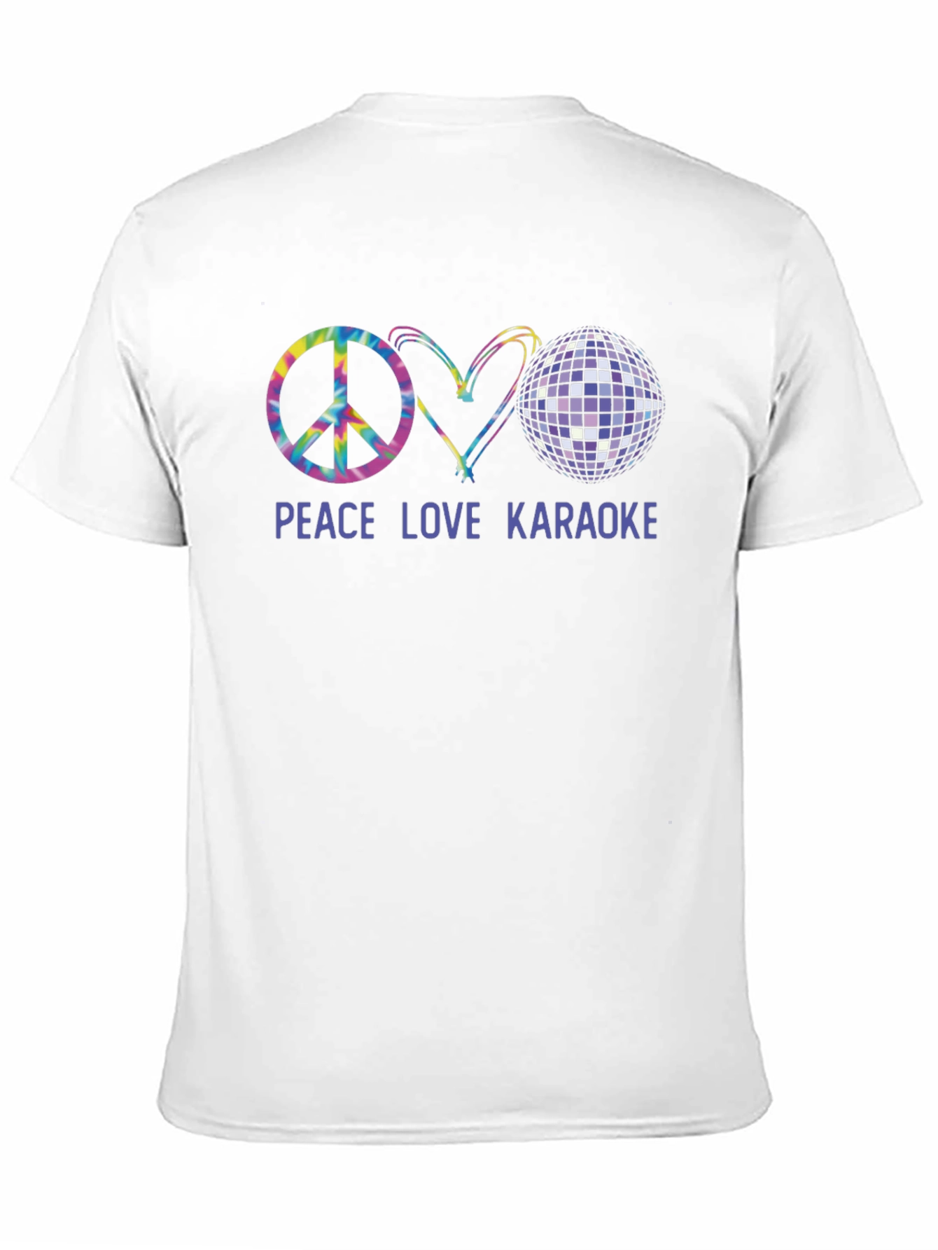 Peace Love Karaoke Graphic T-Shirt