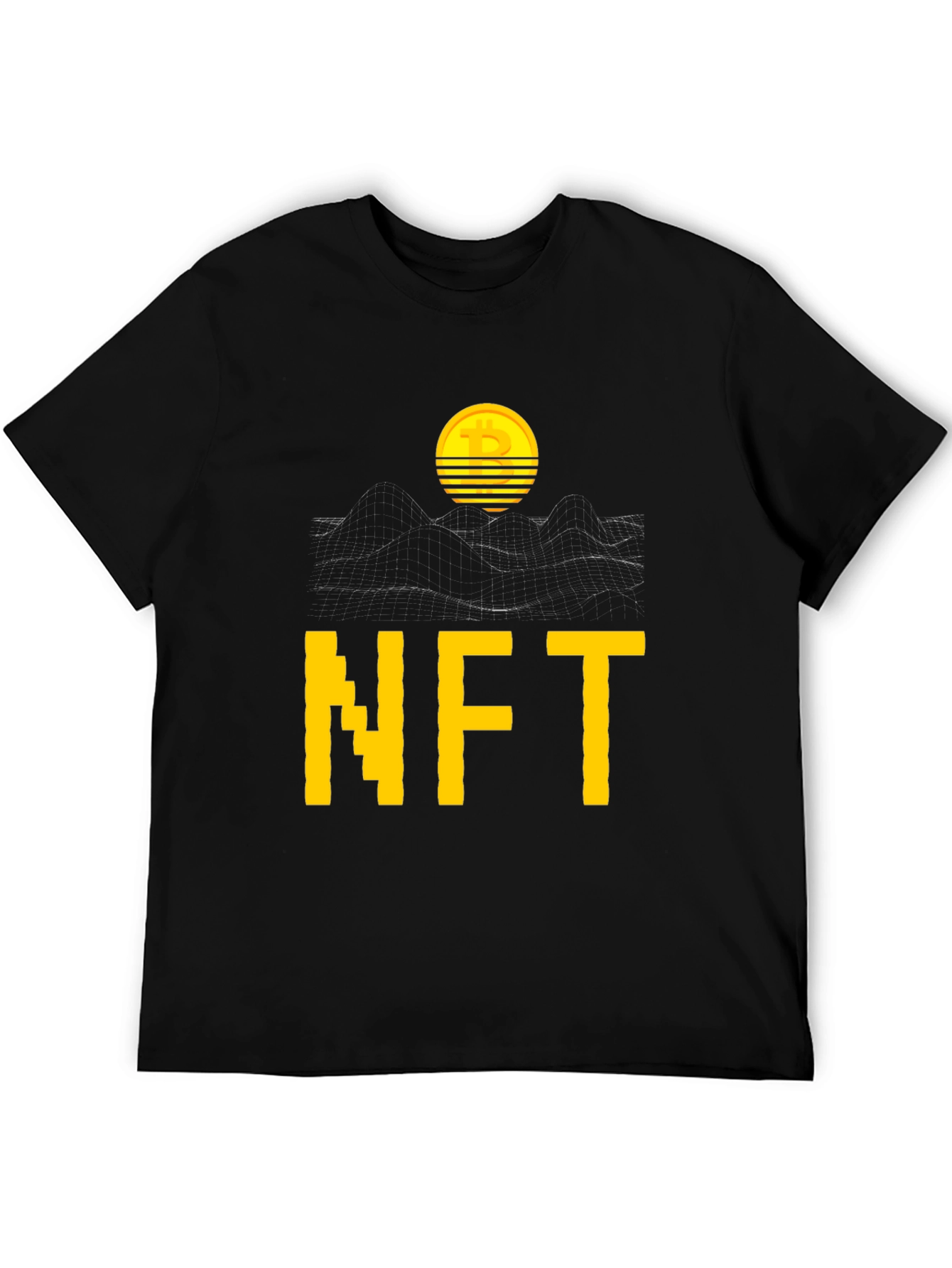NFT Bitcoin Graphic Tee - Crypto Art Fashion
