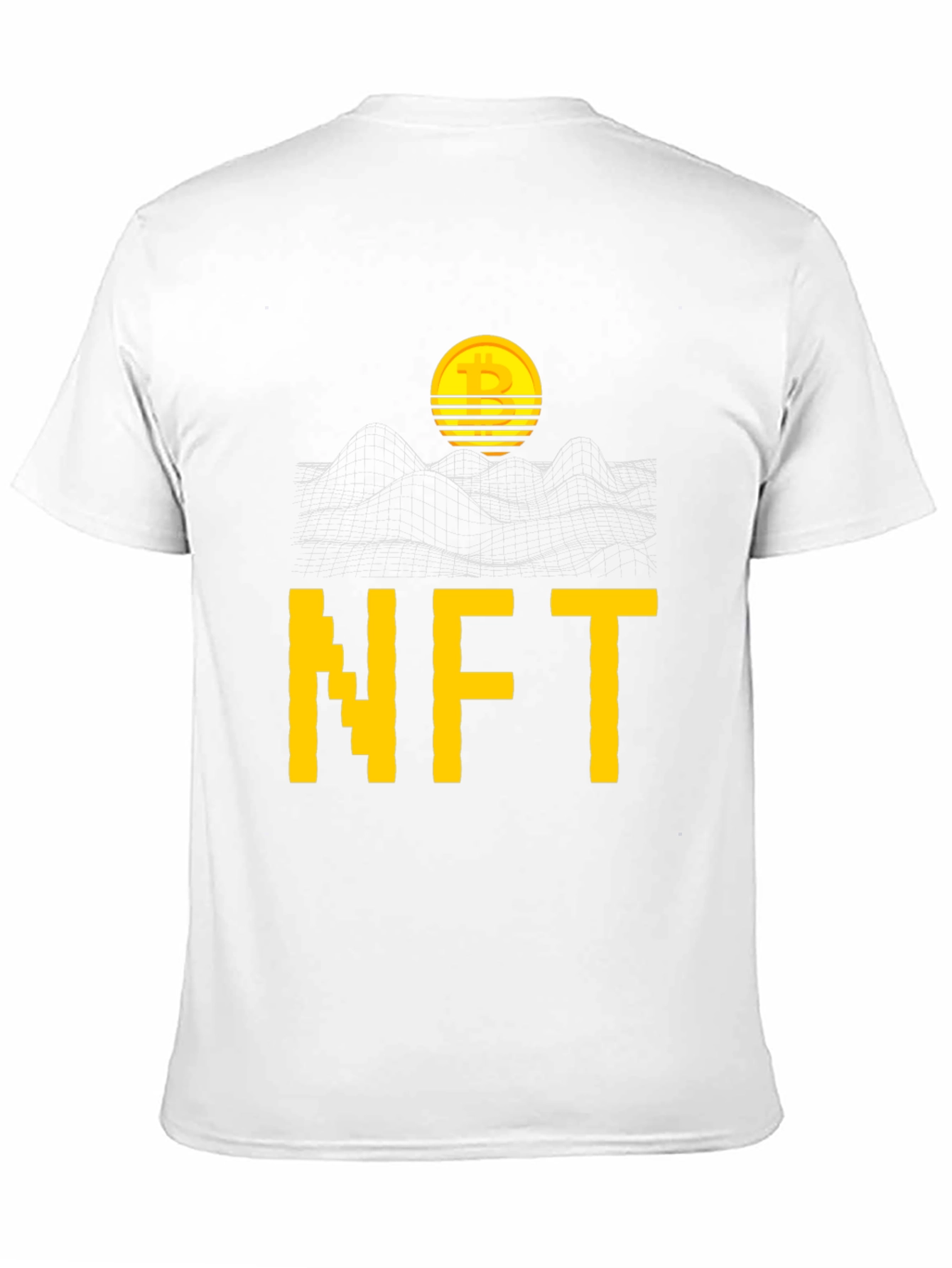 NFT Bitcoin Graphic Tee - Crypto Art Fashion