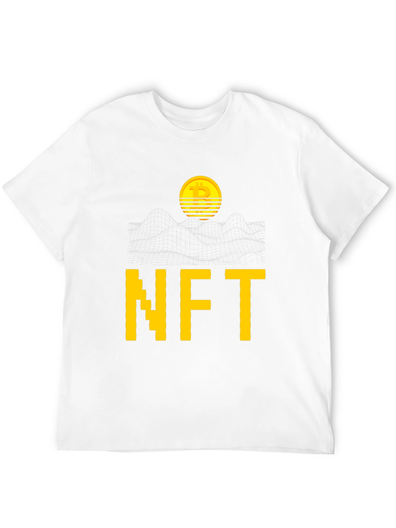NFT Bitcoin Graphic Tee - Crypto Art Fashion
