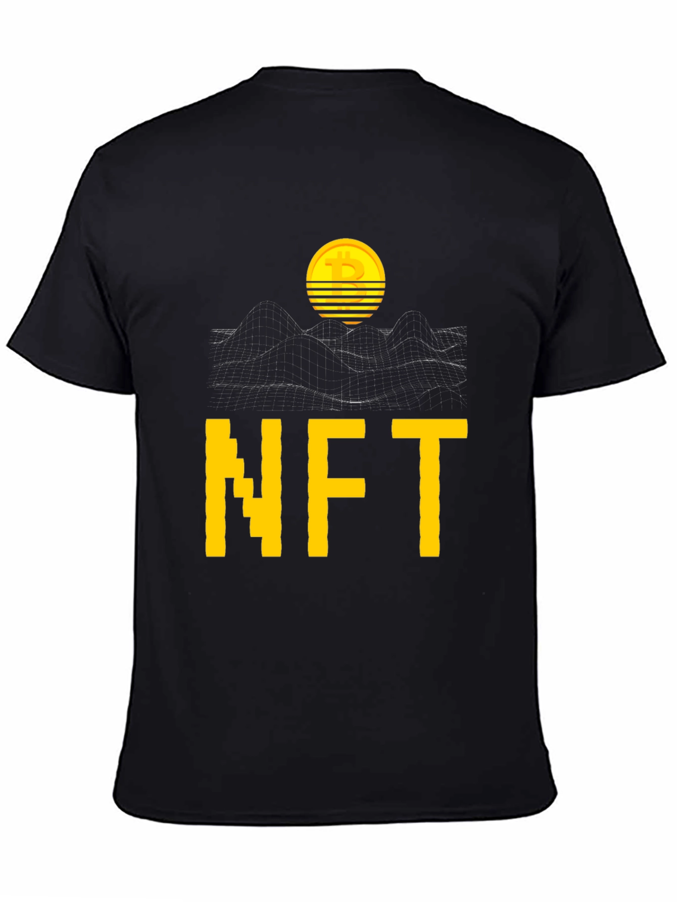 NFT Bitcoin Graphic Tee - Crypto Art Fashion