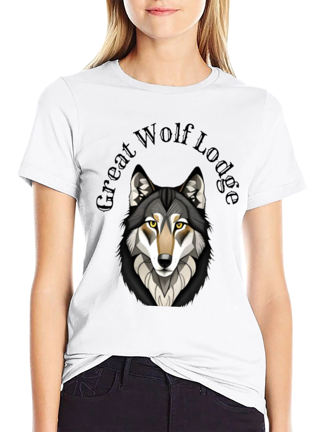 Great Wolf Lodge Graphic Tee - Black Cotton Blend
