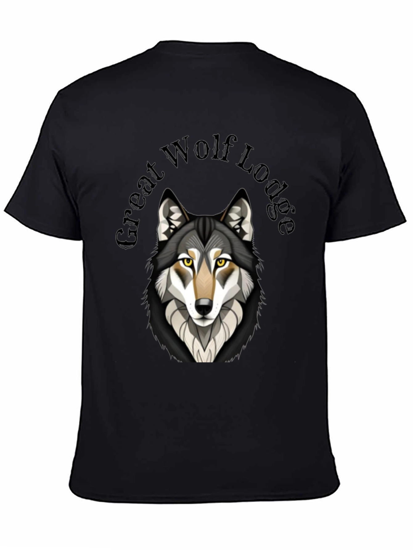 Great Wolf Lodge Graphic Tee - Black Cotton Blend