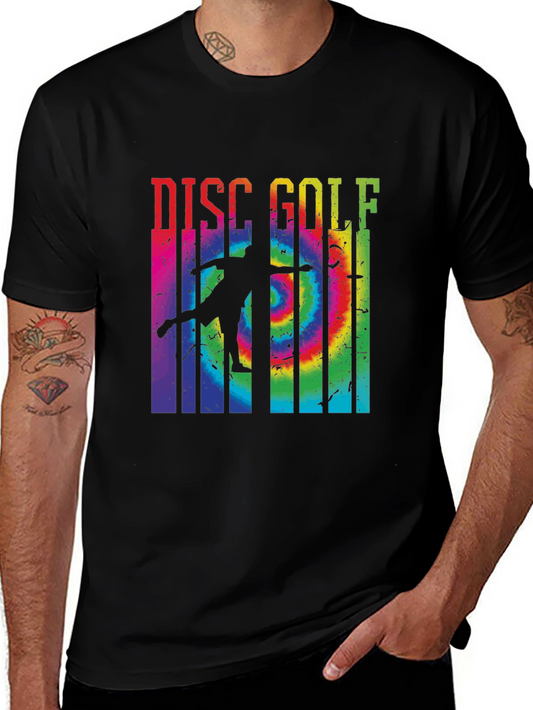 Tie Dye Disc Golf Graphic Tee