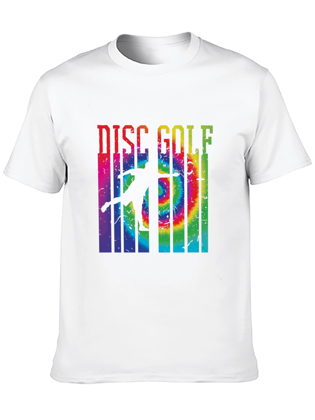 Tie Dye Disc Golf Graphic Tee
