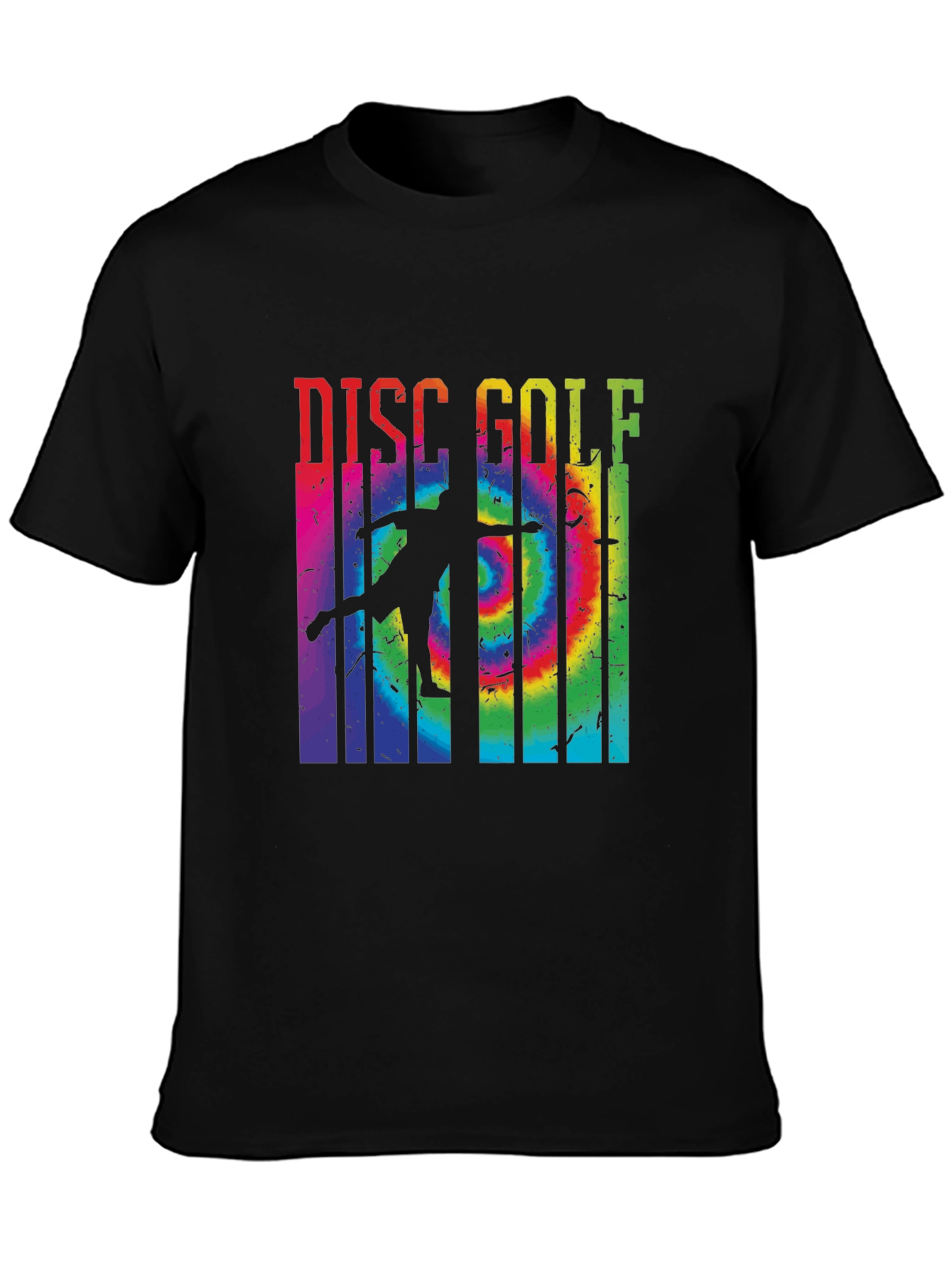 Tie Dye Disc Golf Graphic Tee