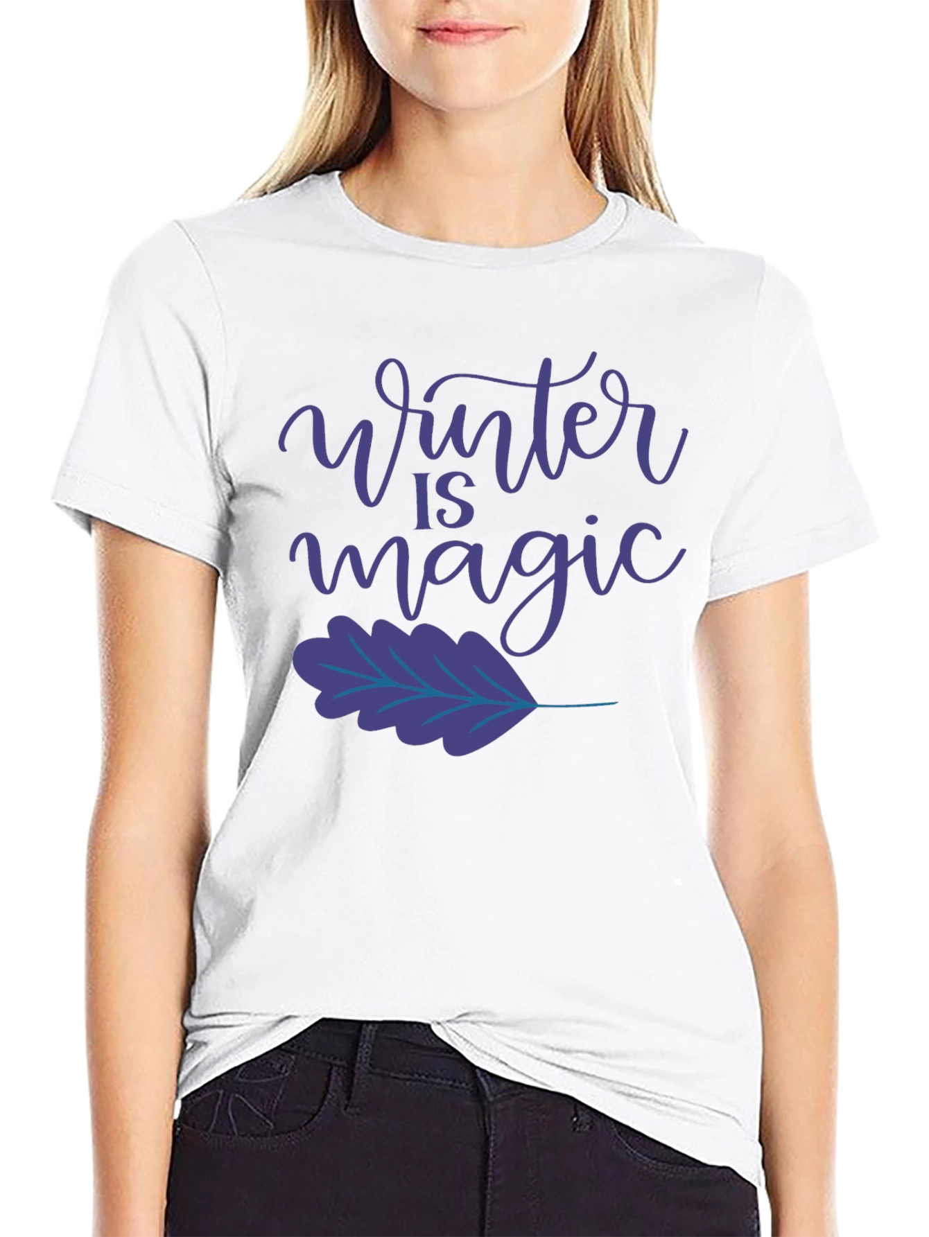 Winter is Magic Black T-Shirt
