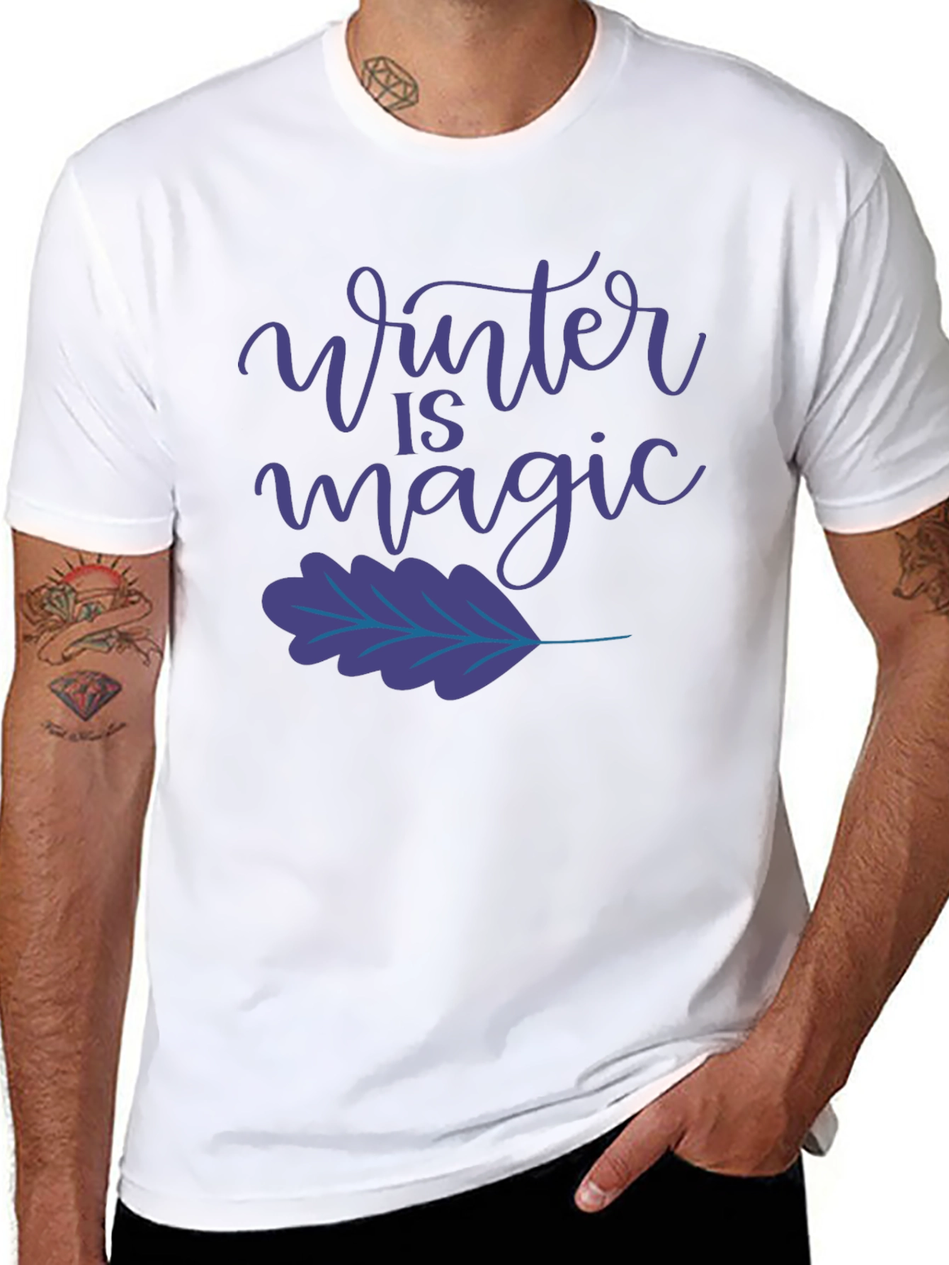 Winter is Magic Black T-Shirt
