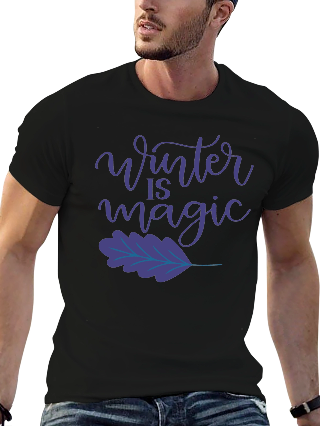 Winter is Magic Black T-Shirt