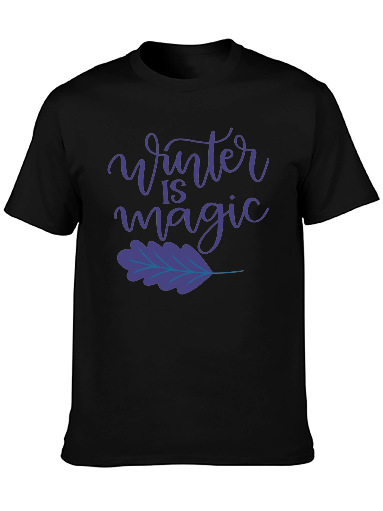 Winter is Magic Black T-Shirt