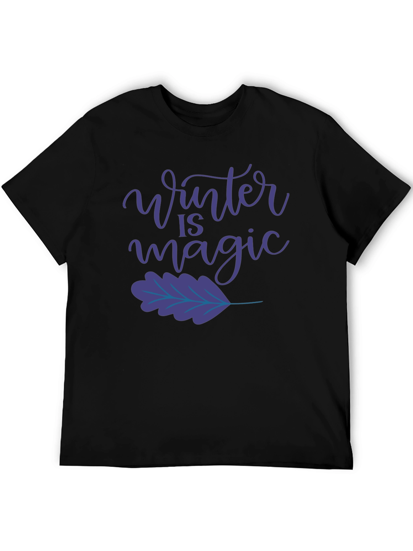 Winter is Magic Black T-Shirt