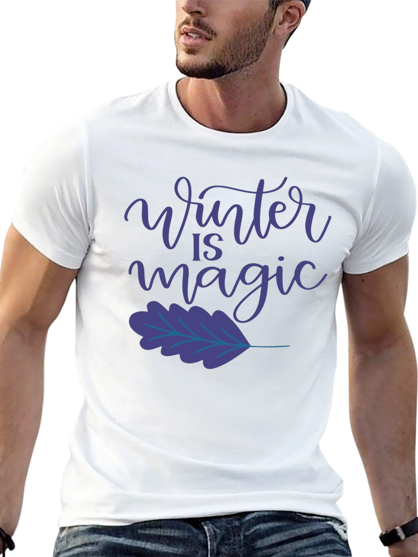 Winter is Magic Black T-Shirt