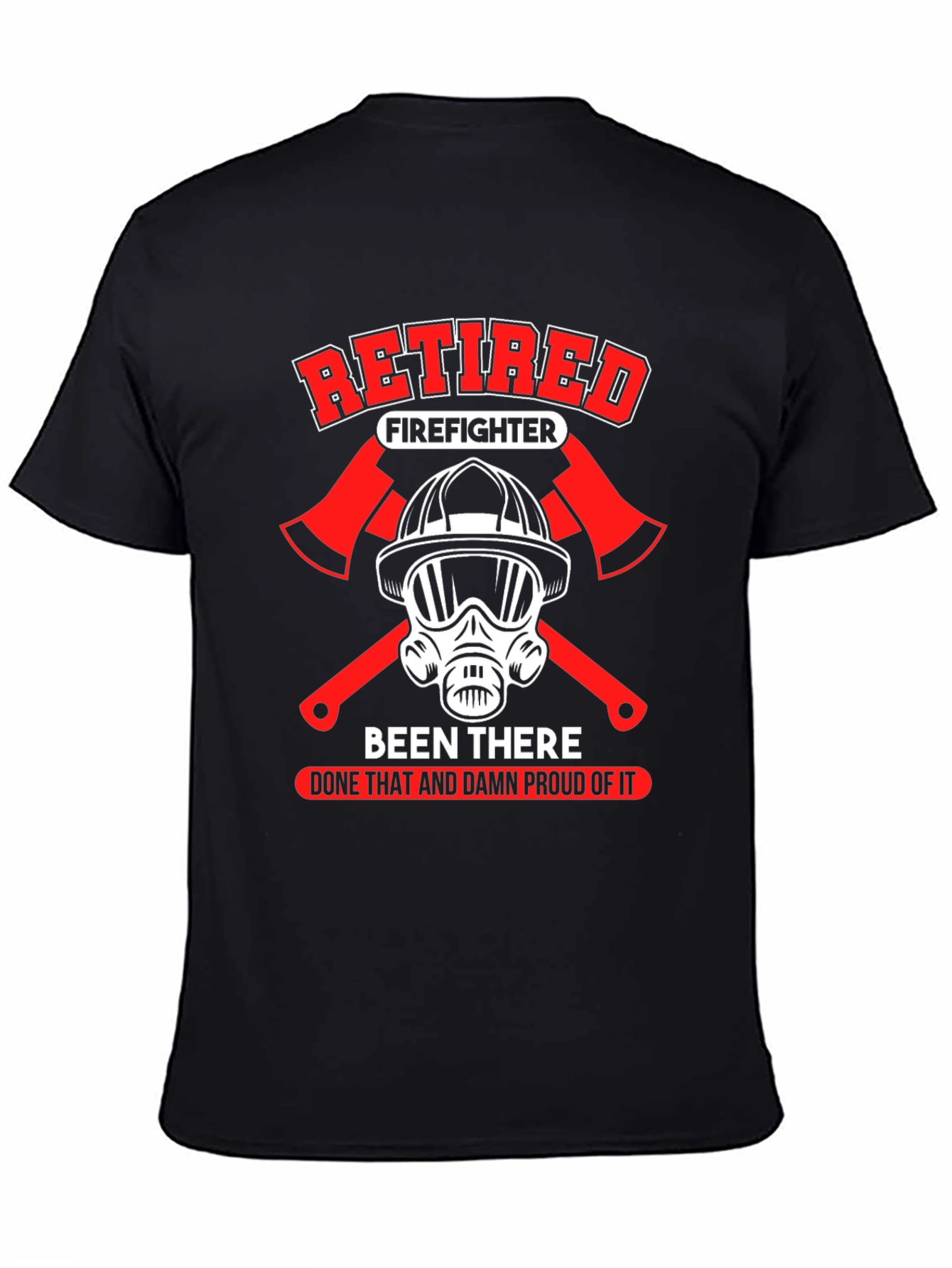 Retired Firefighter Graphic T-Shirt