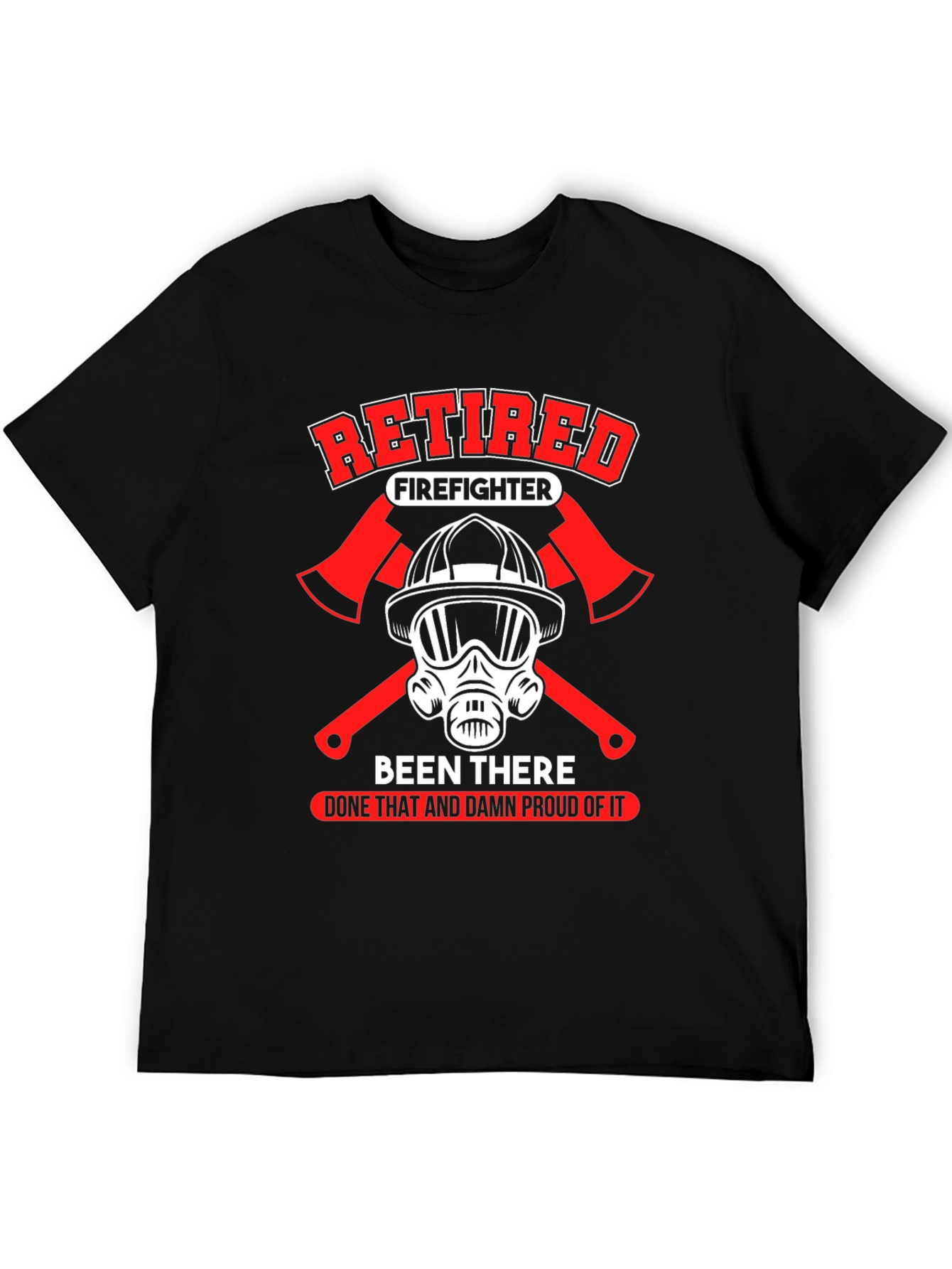 Retired Firefighter Graphic T-Shirt