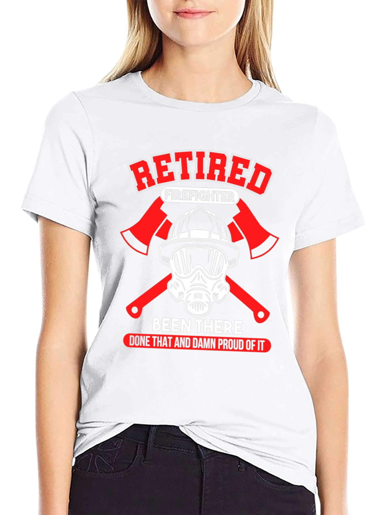 Retired Firefighter Graphic T-Shirt
