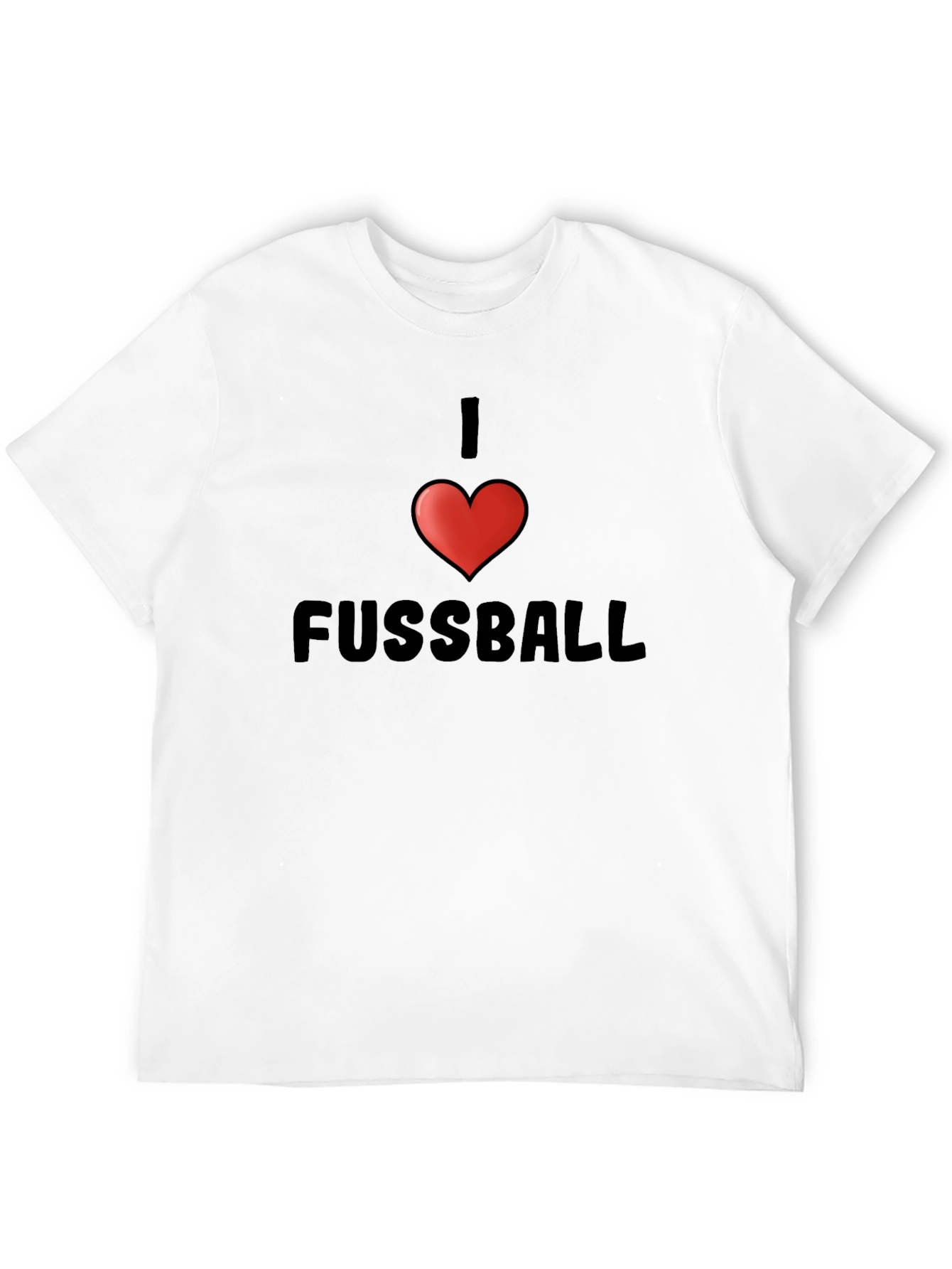 I Heart Fussball T-Shirt