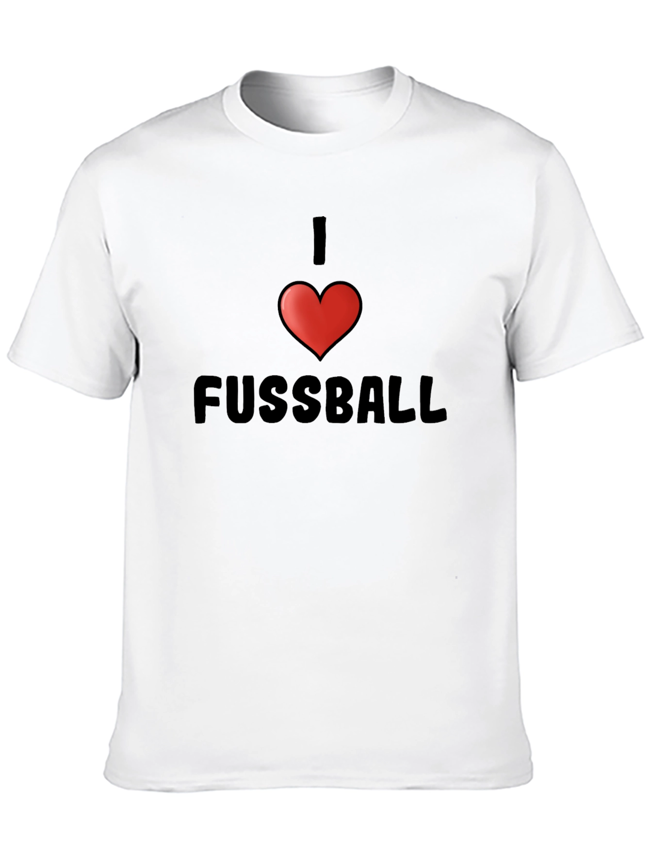 I Heart Fussball T-Shirt