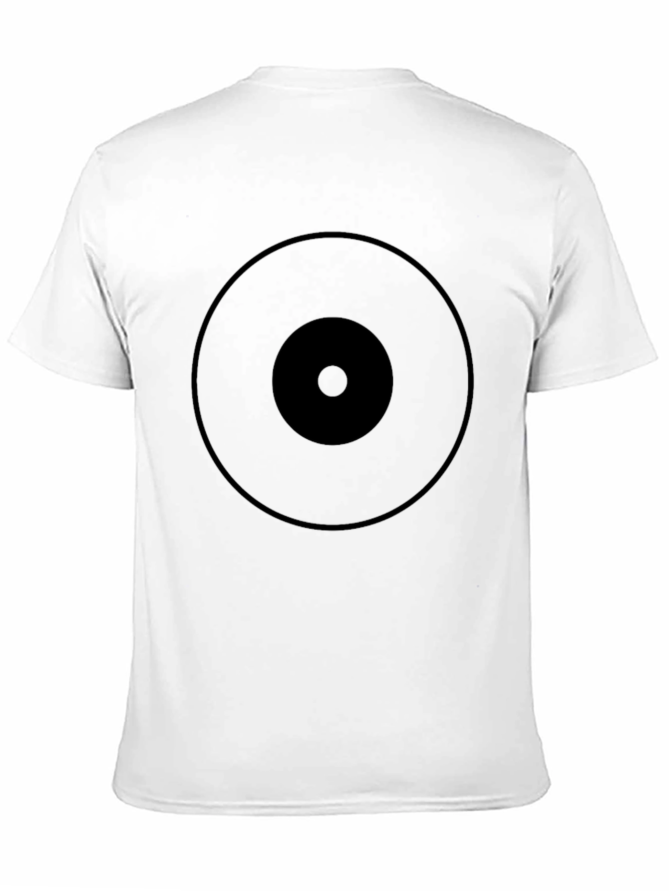 Graphic Print Tee - Black Circles Design