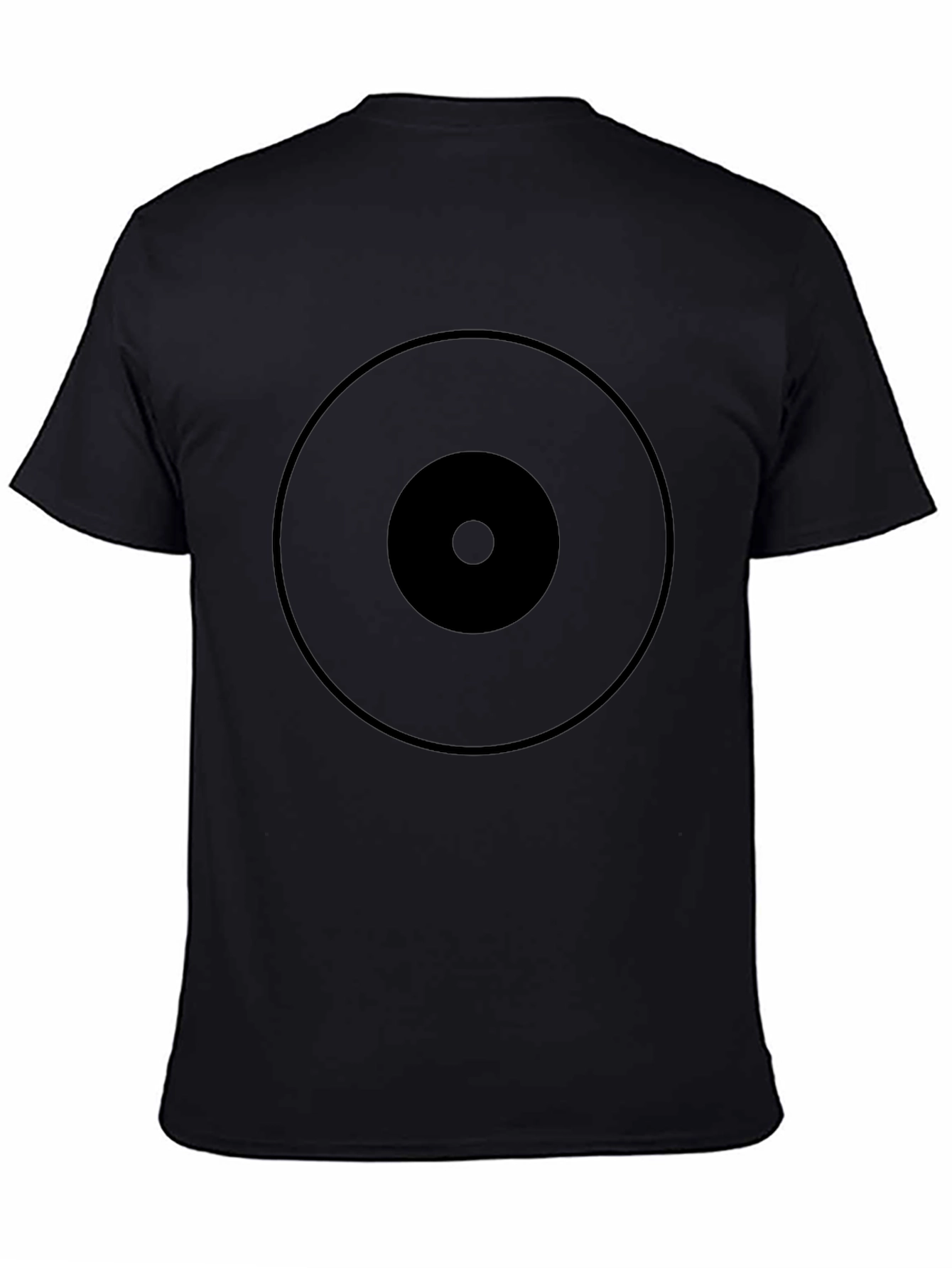 Graphic Print Tee - Black Circles Design