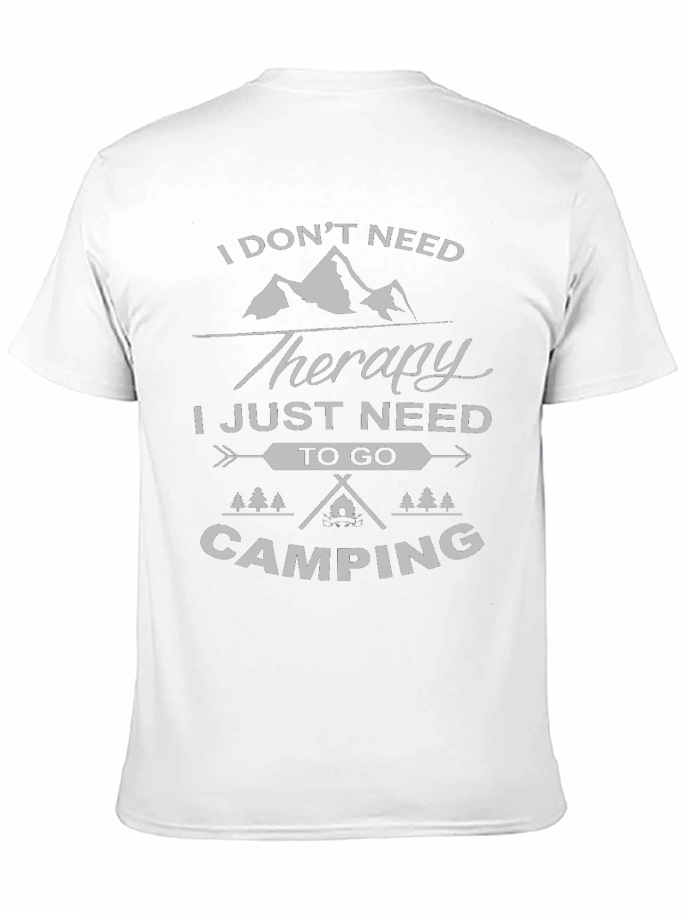 Camping Therapy T-Shirt - Nature Lover Tee