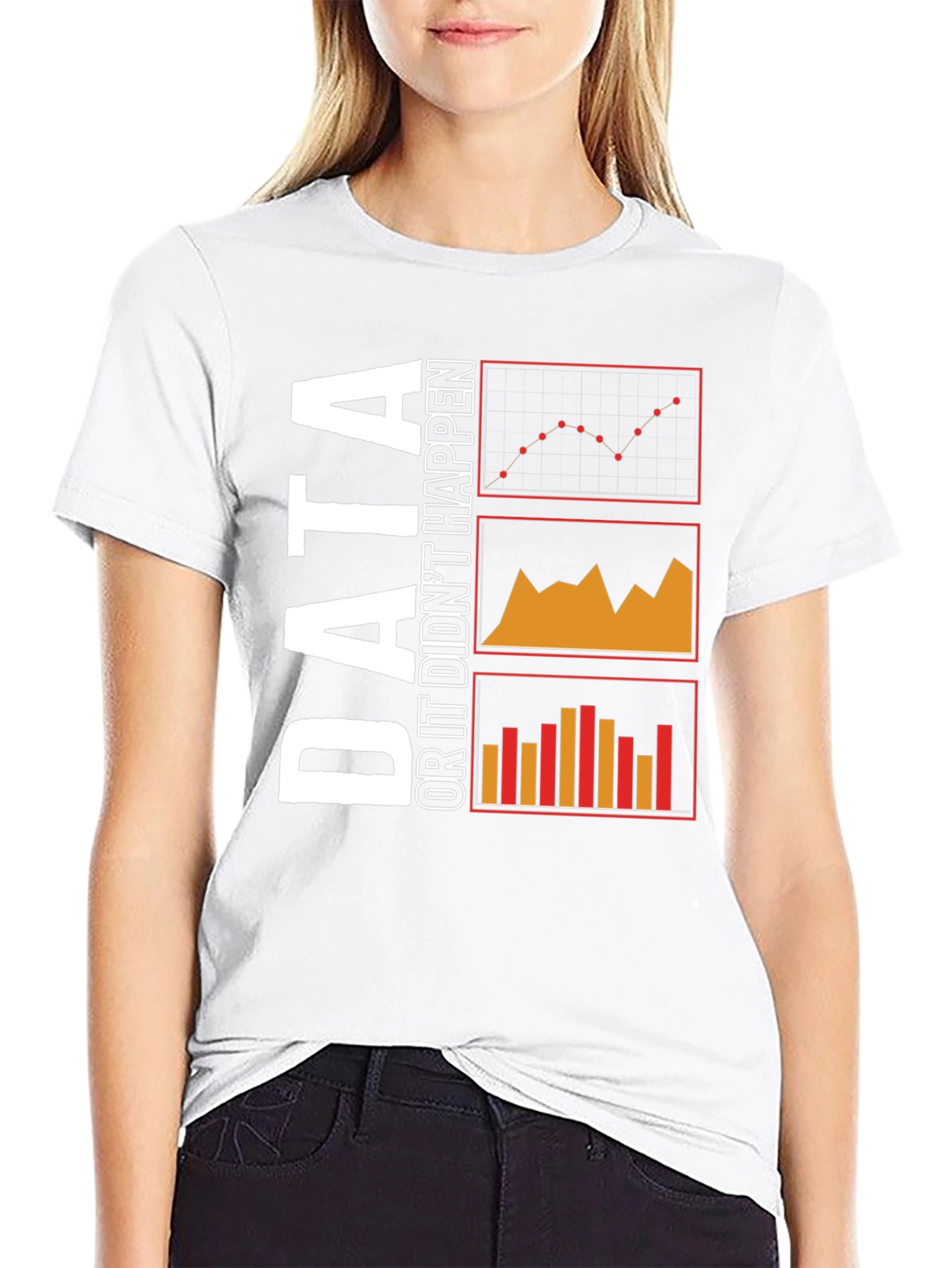 Data or It Didnt Happen Black T-Shirt