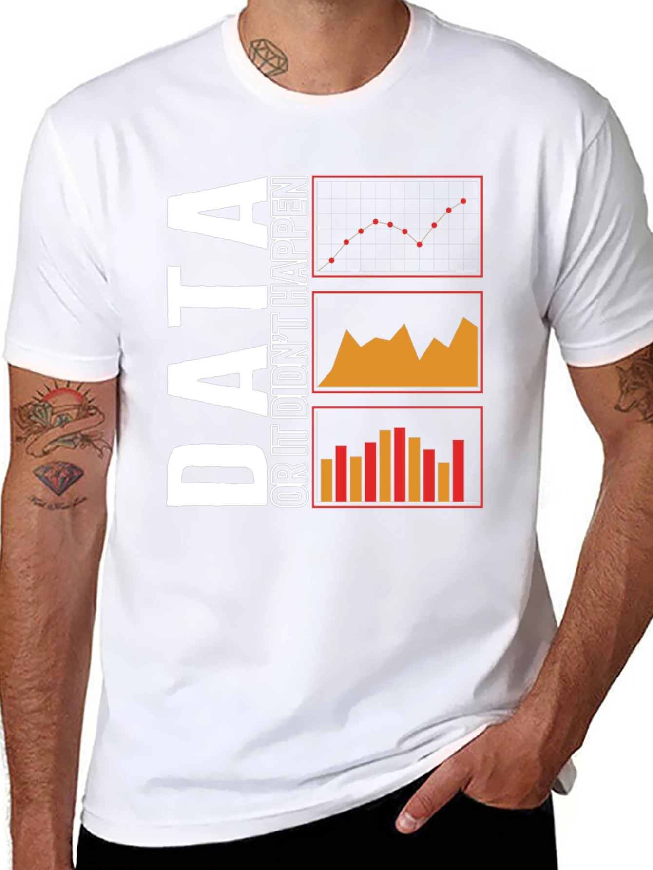 Data or It Didnt Happen Black T-Shirt