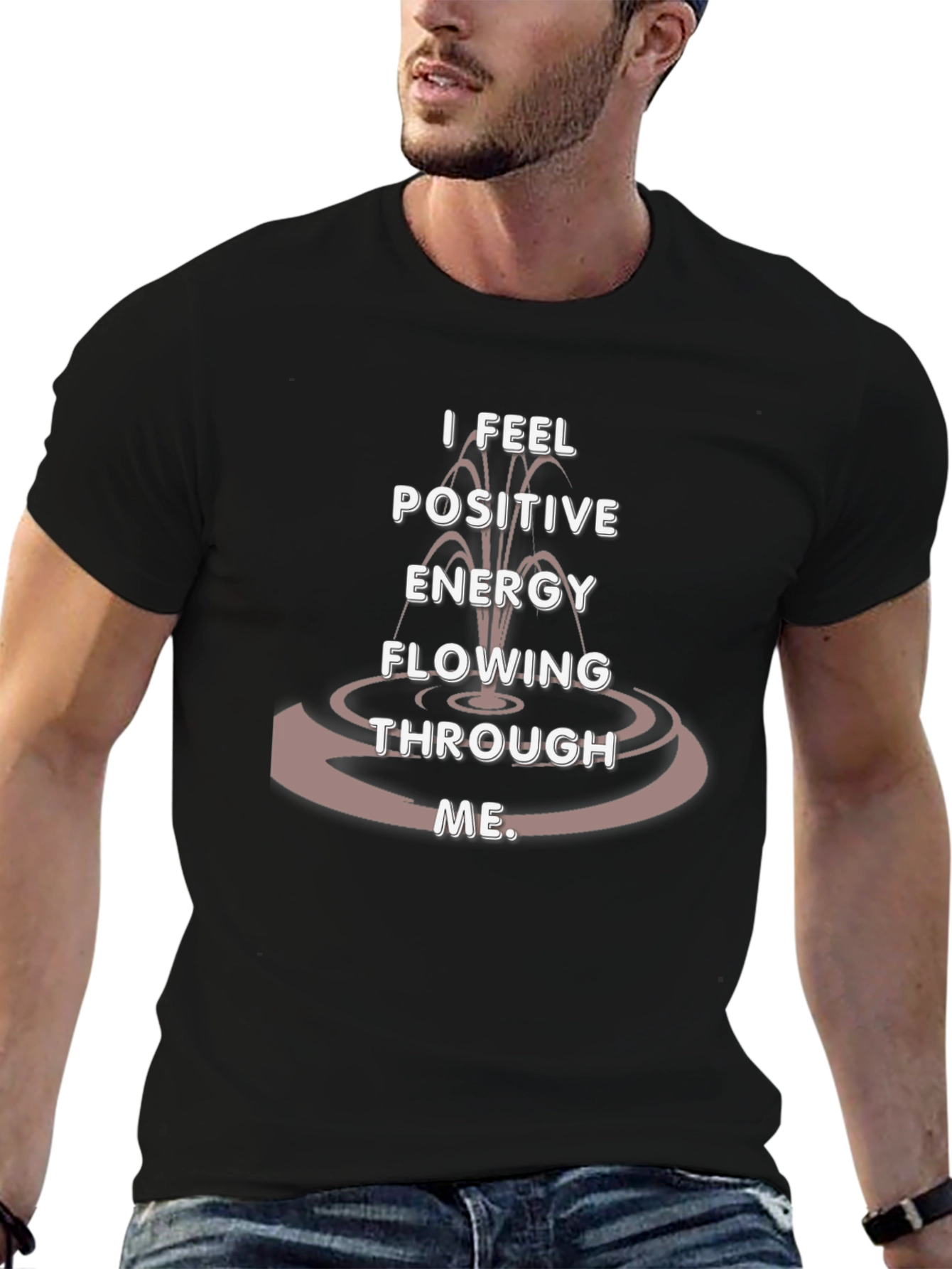 Positive Energy Flow T-Shirt - Black