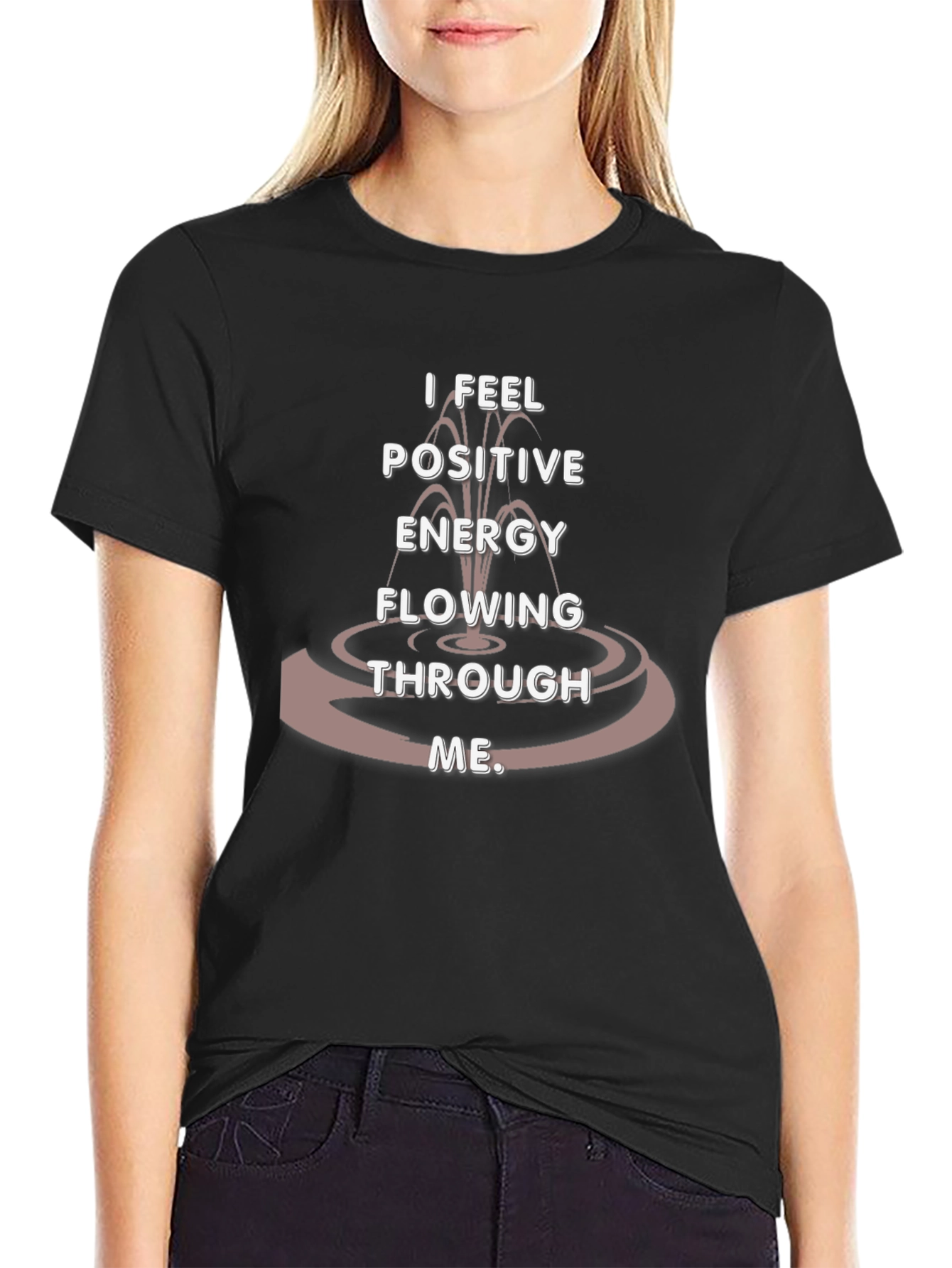 Positive Energy Flow T-Shirt - Black