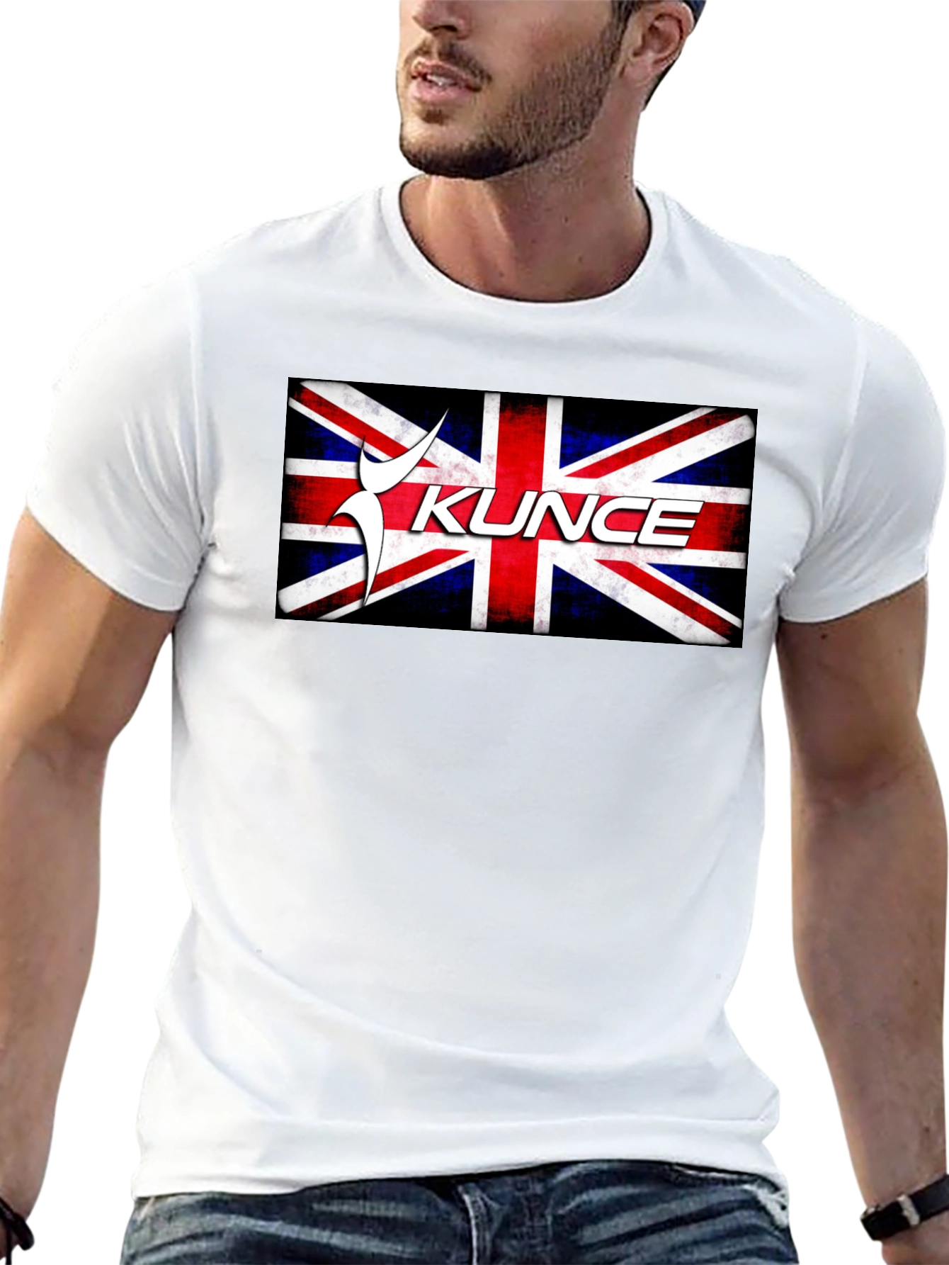 Union Jack KUNCE Graphic Tee - Black