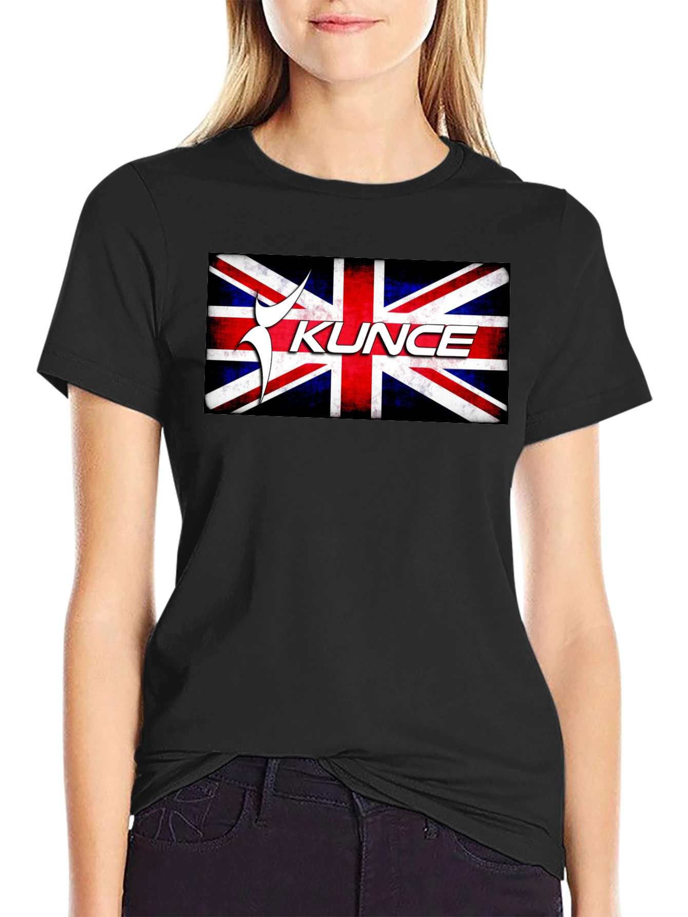 Union Jack KUNCE Graphic Tee - Black