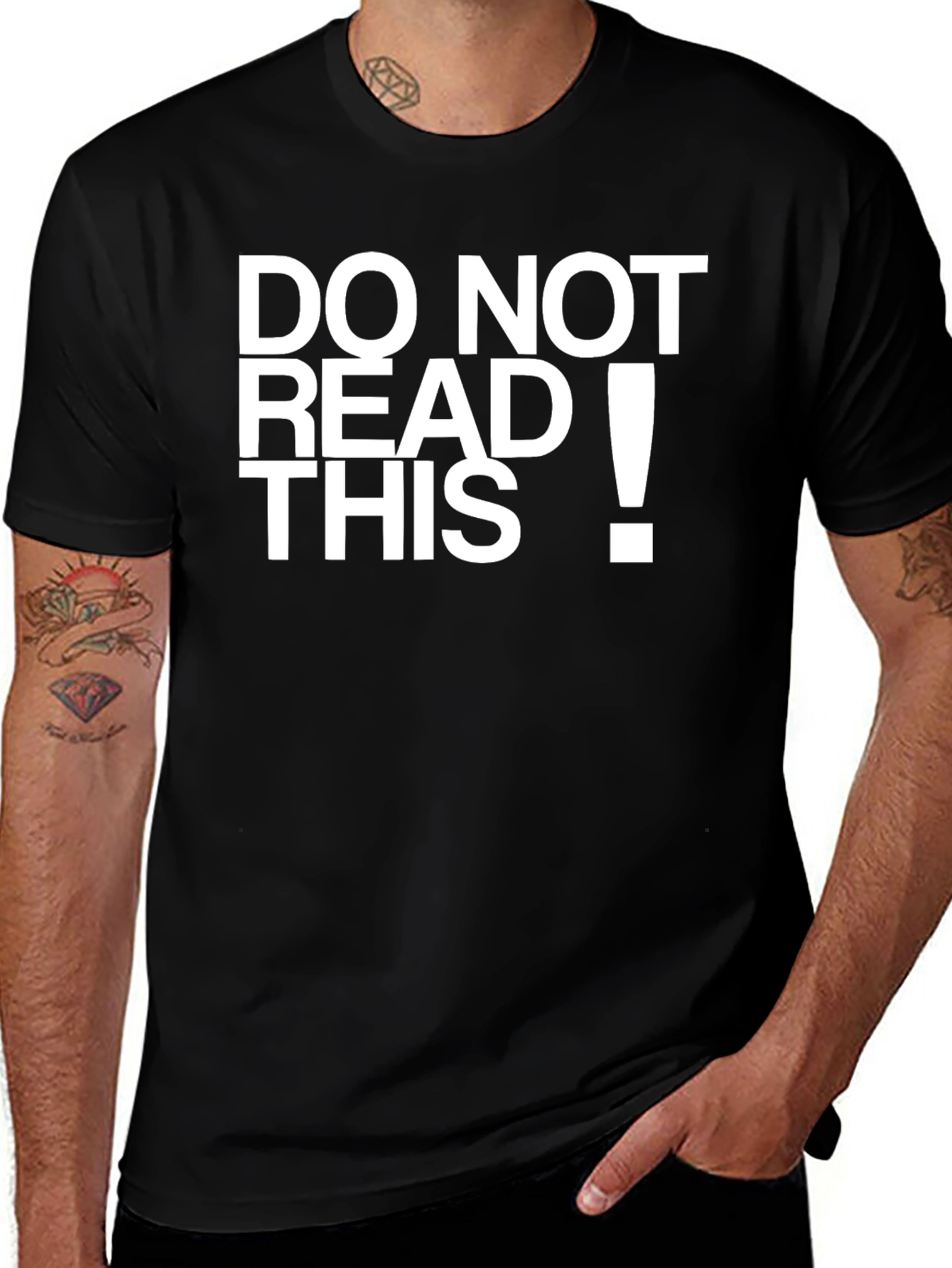 Do Not Read This T-Shirt - Funny Novelty Tee