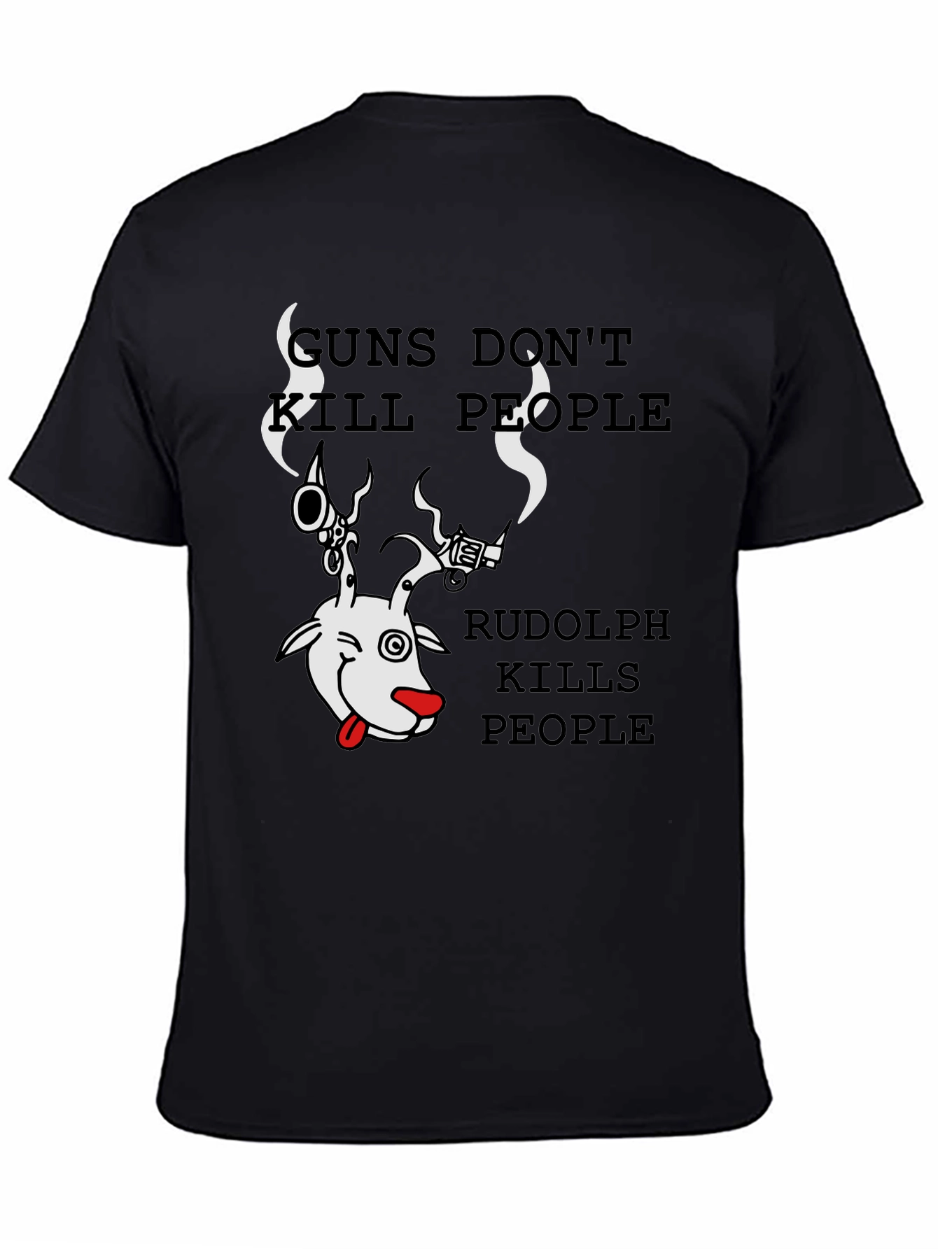 Guns Dont Kill Rudolph Does Graphic Tee