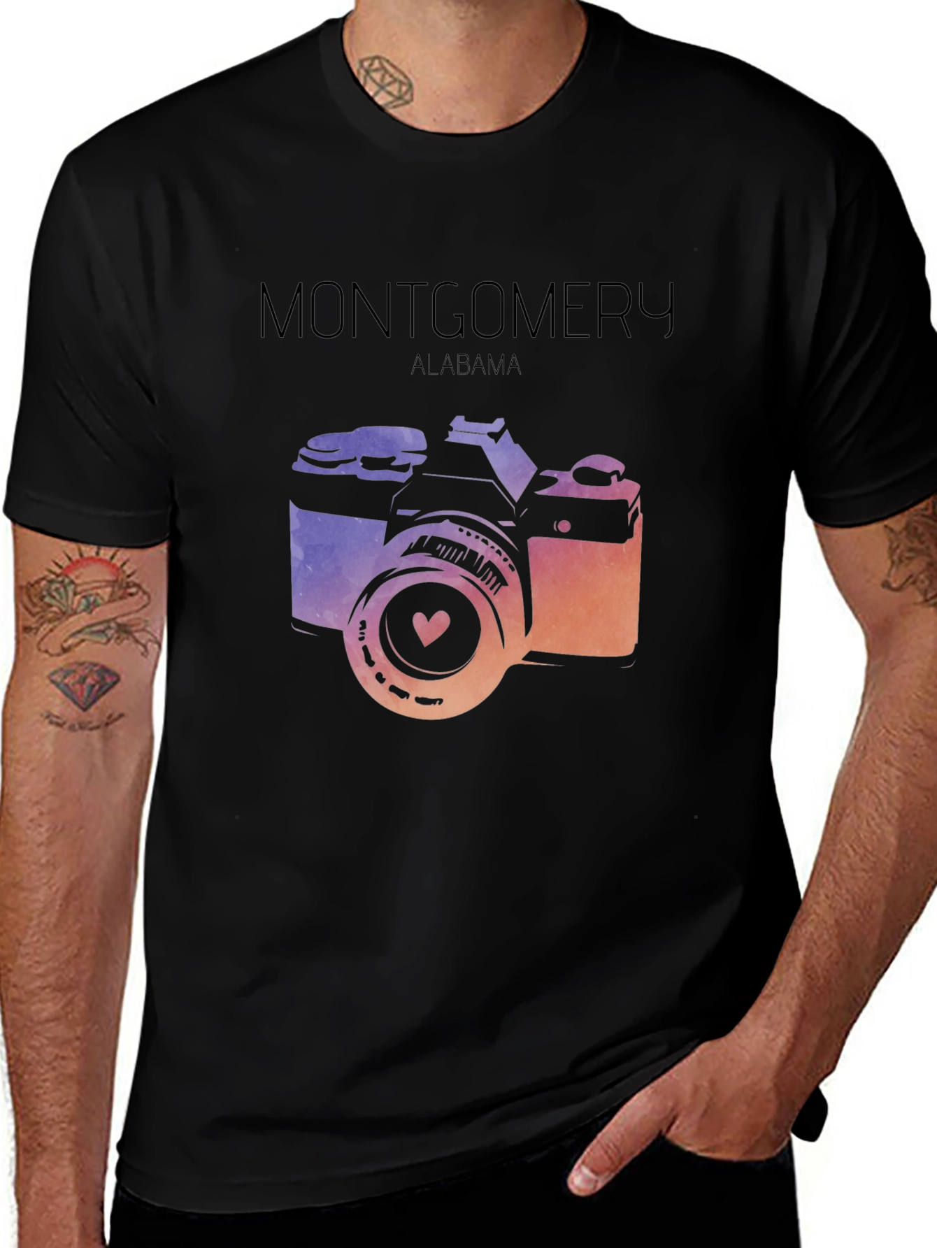 Montgomery Alabama Camera Graphic Tee