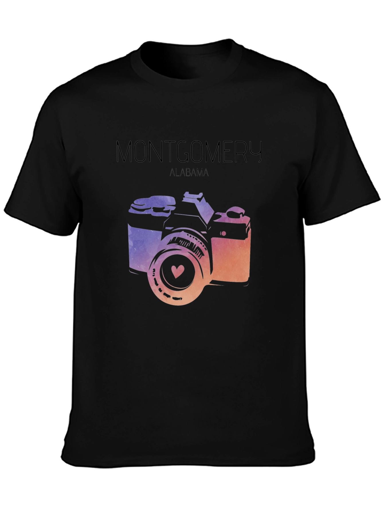 Montgomery Alabama Camera Graphic Tee