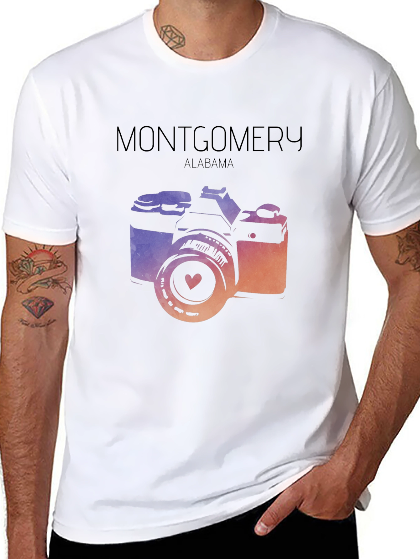 Montgomery Alabama Camera Graphic Tee