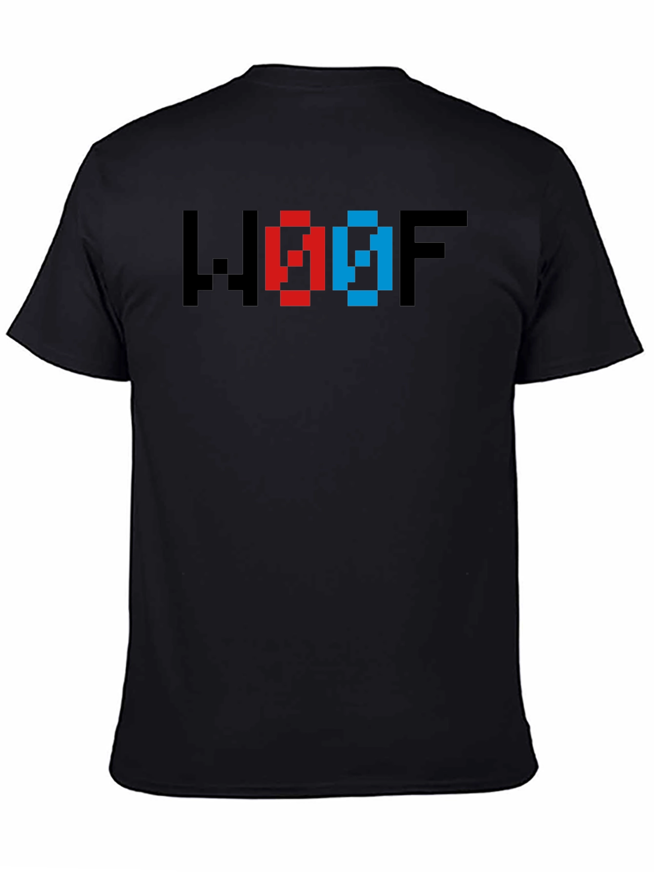 WOOF Pixel Art T-Shirt - Gamer Style