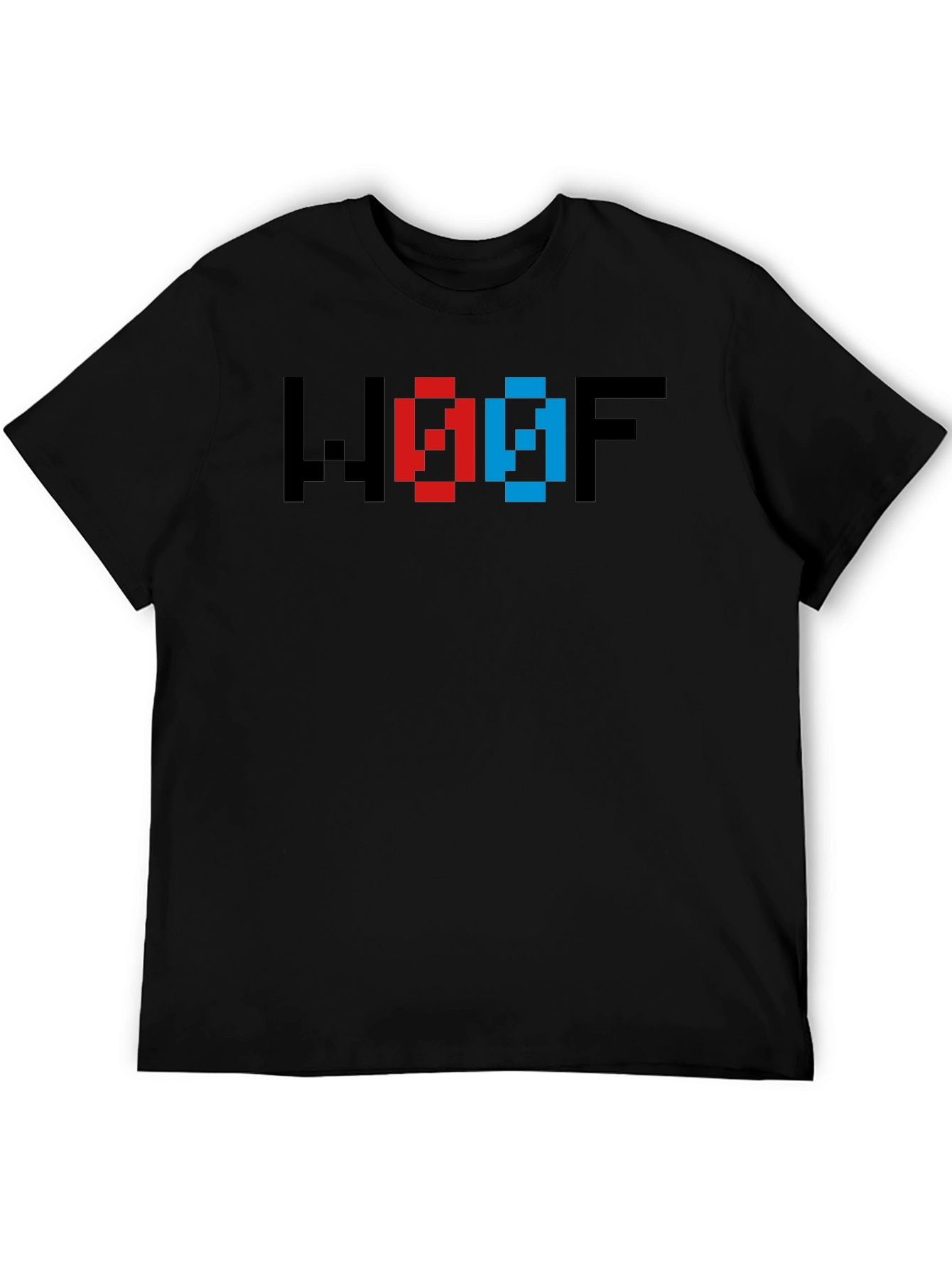 WOOF Pixel Art T-Shirt - Gamer Style