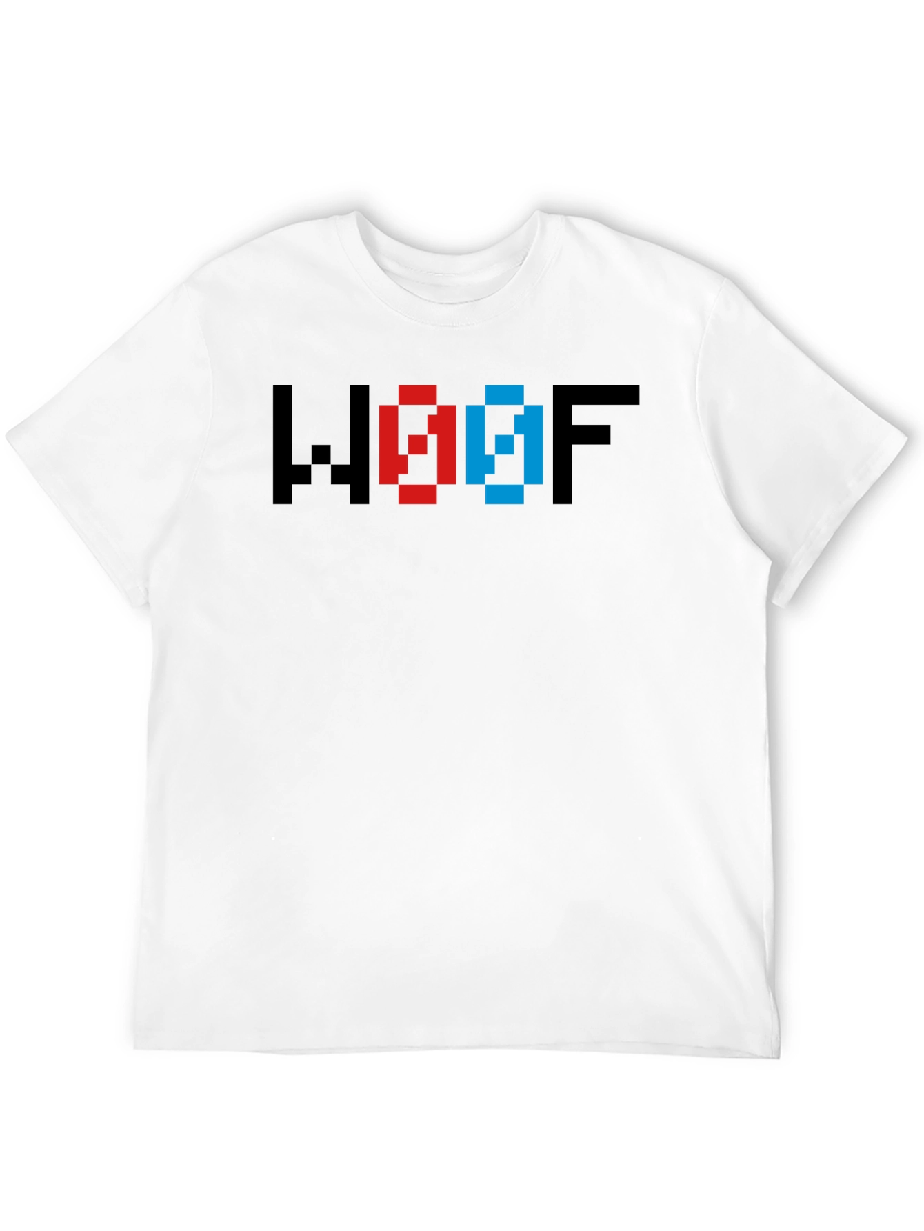 WOOF Pixel Art T-Shirt - Gamer Style