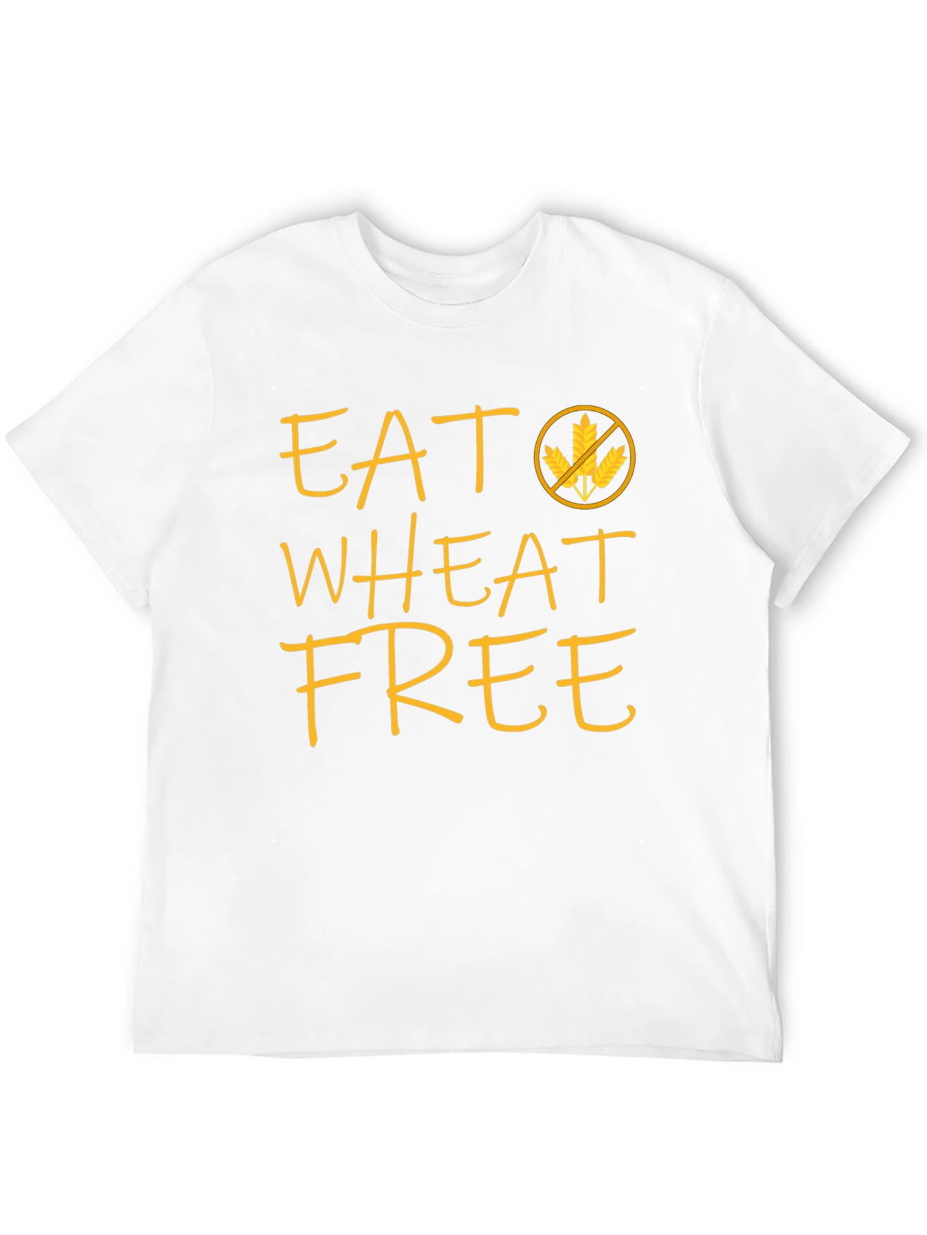 Eat Wheat Free Black T-Shirt - Gluten Sensitive Apparel