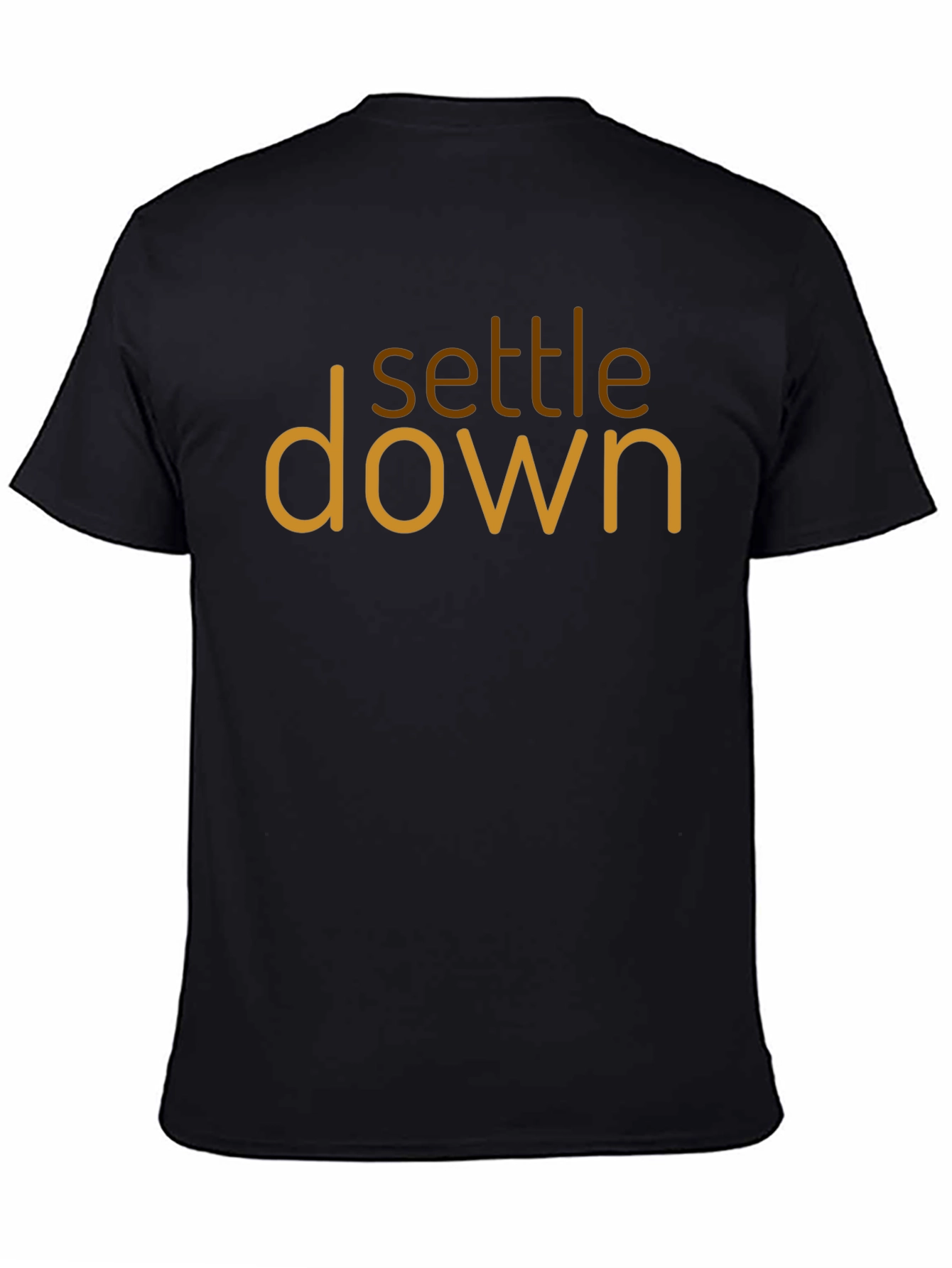 Settle Down Graphic Tee - Trendy Unisex Cotton Shirt