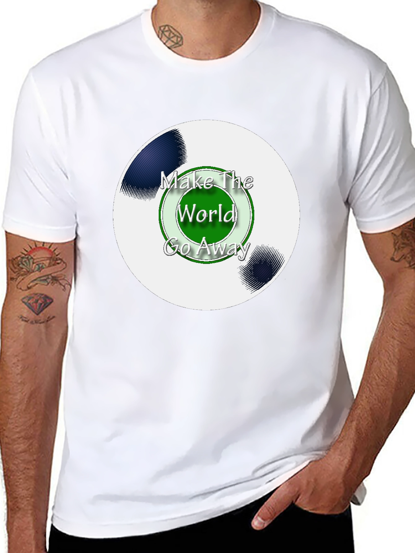 Make The World Go Away Graphic Tee