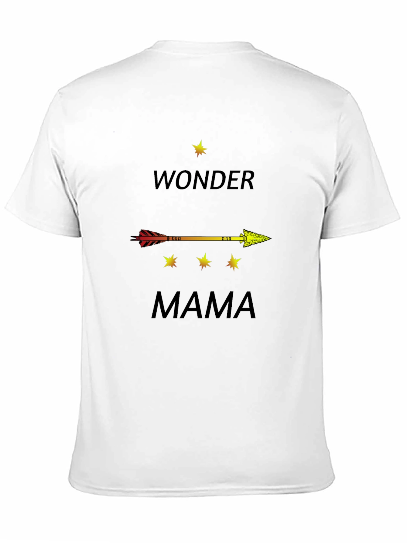 Wonder Mama Arrow Graphic Tee - Black