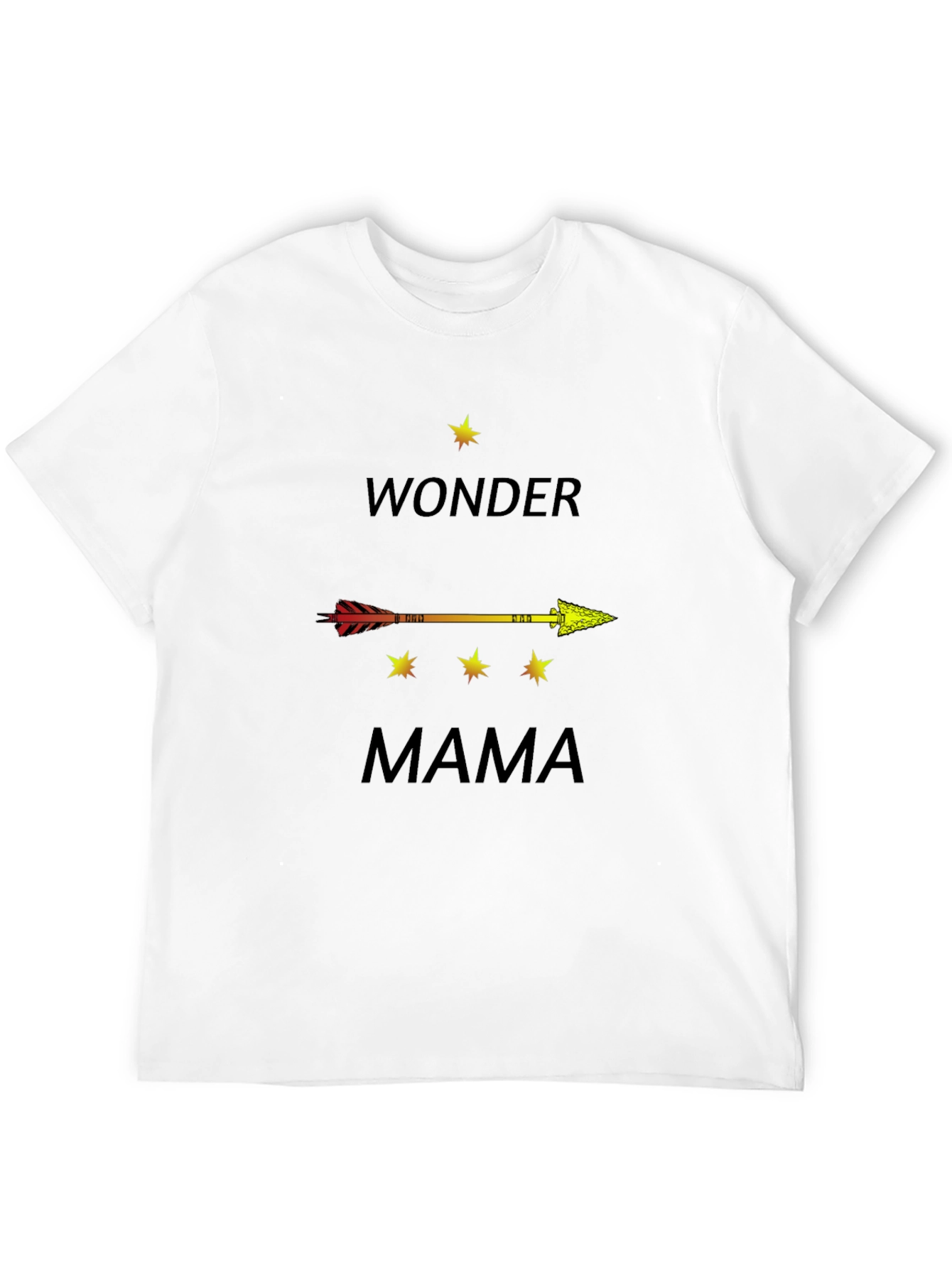 Wonder Mama Arrow Graphic Tee - Black