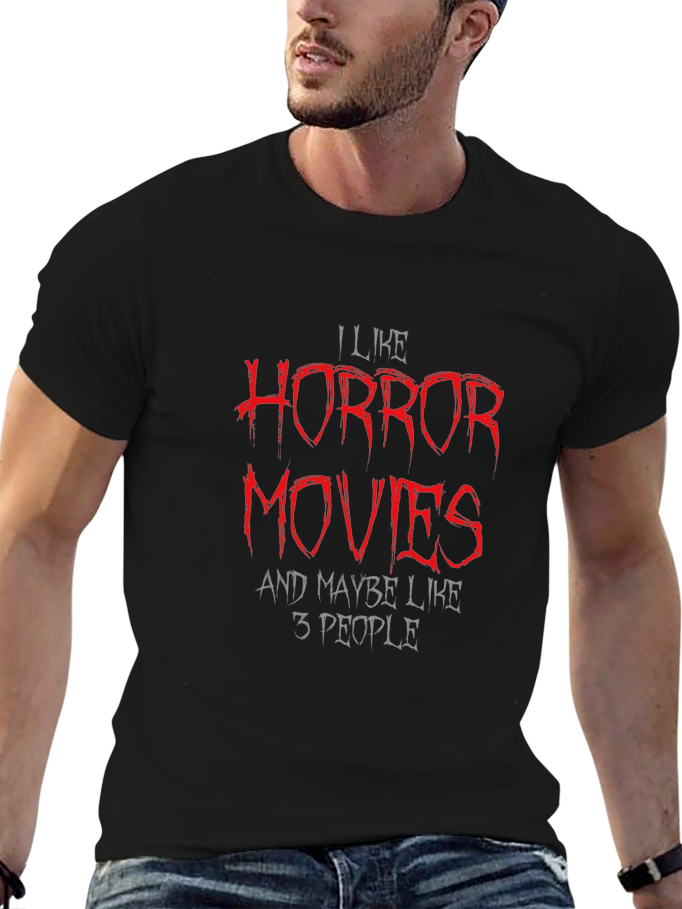 Horror Movie Lover T-Shirt - Introvert Design